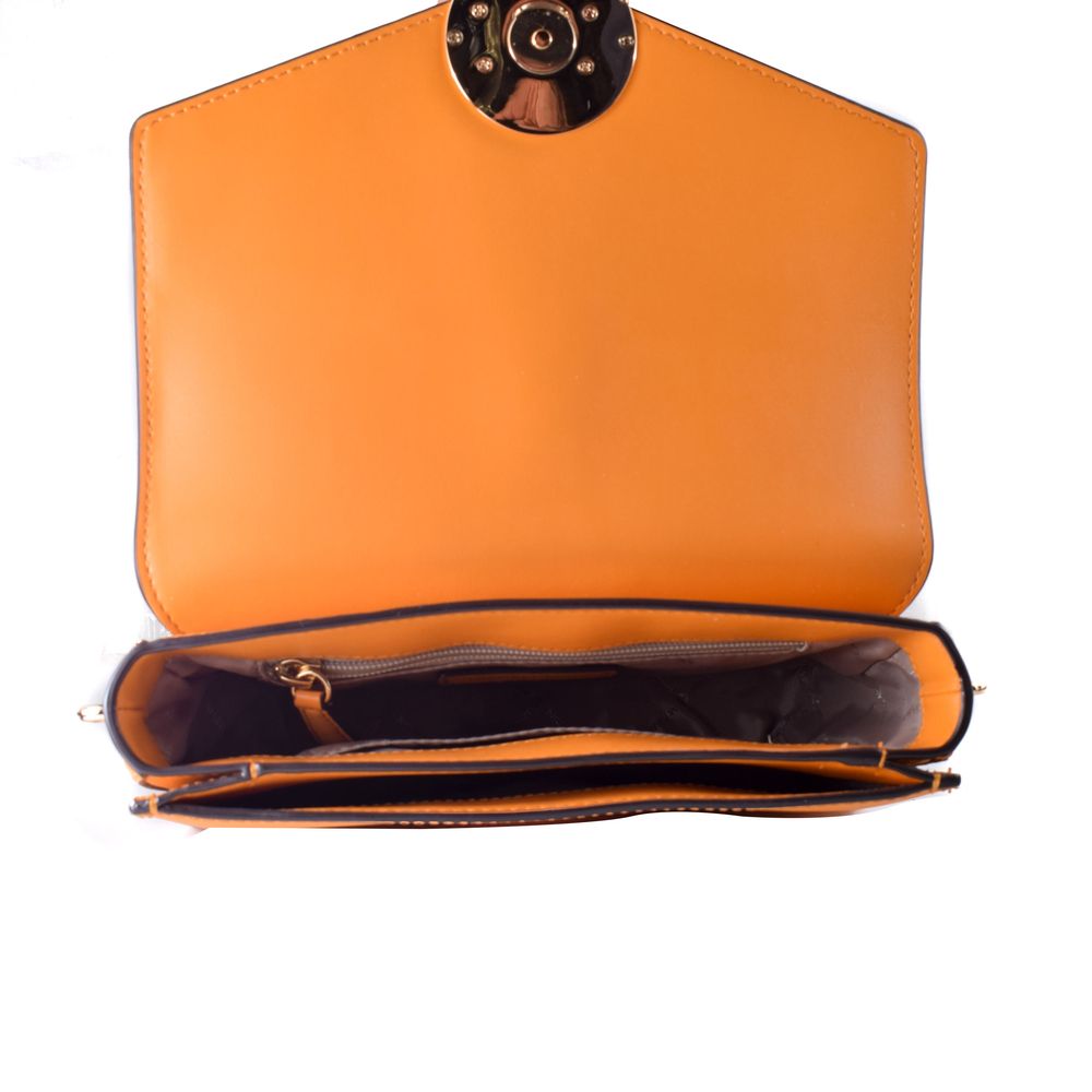 Orange Leather Handbag