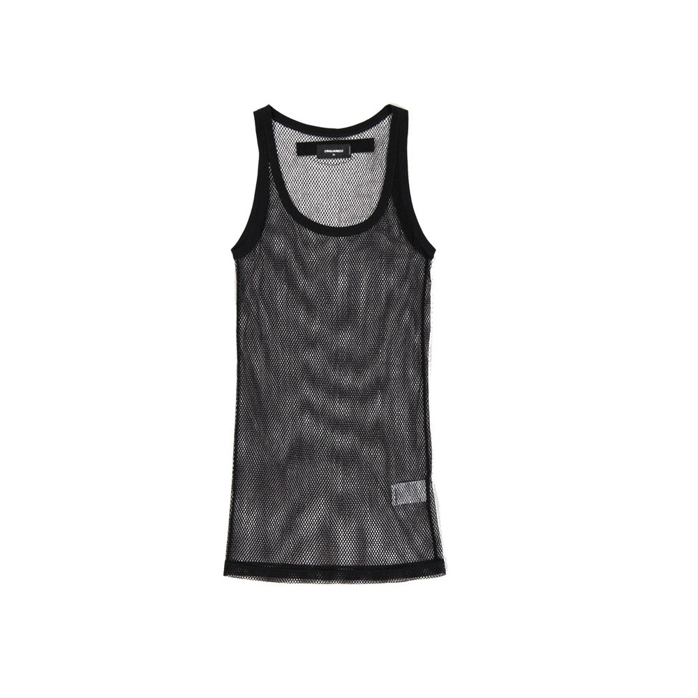 Black Cotton Tank Tops