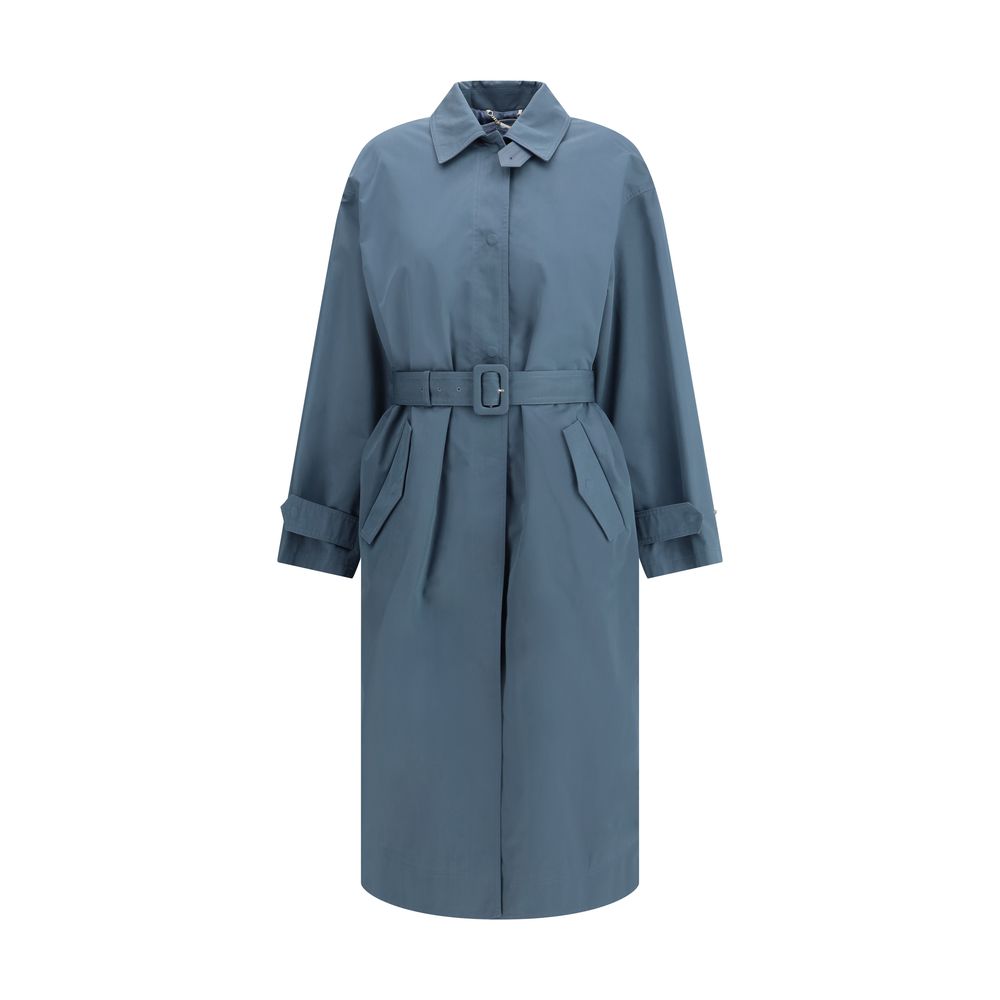 Light Blue Cotton Coat