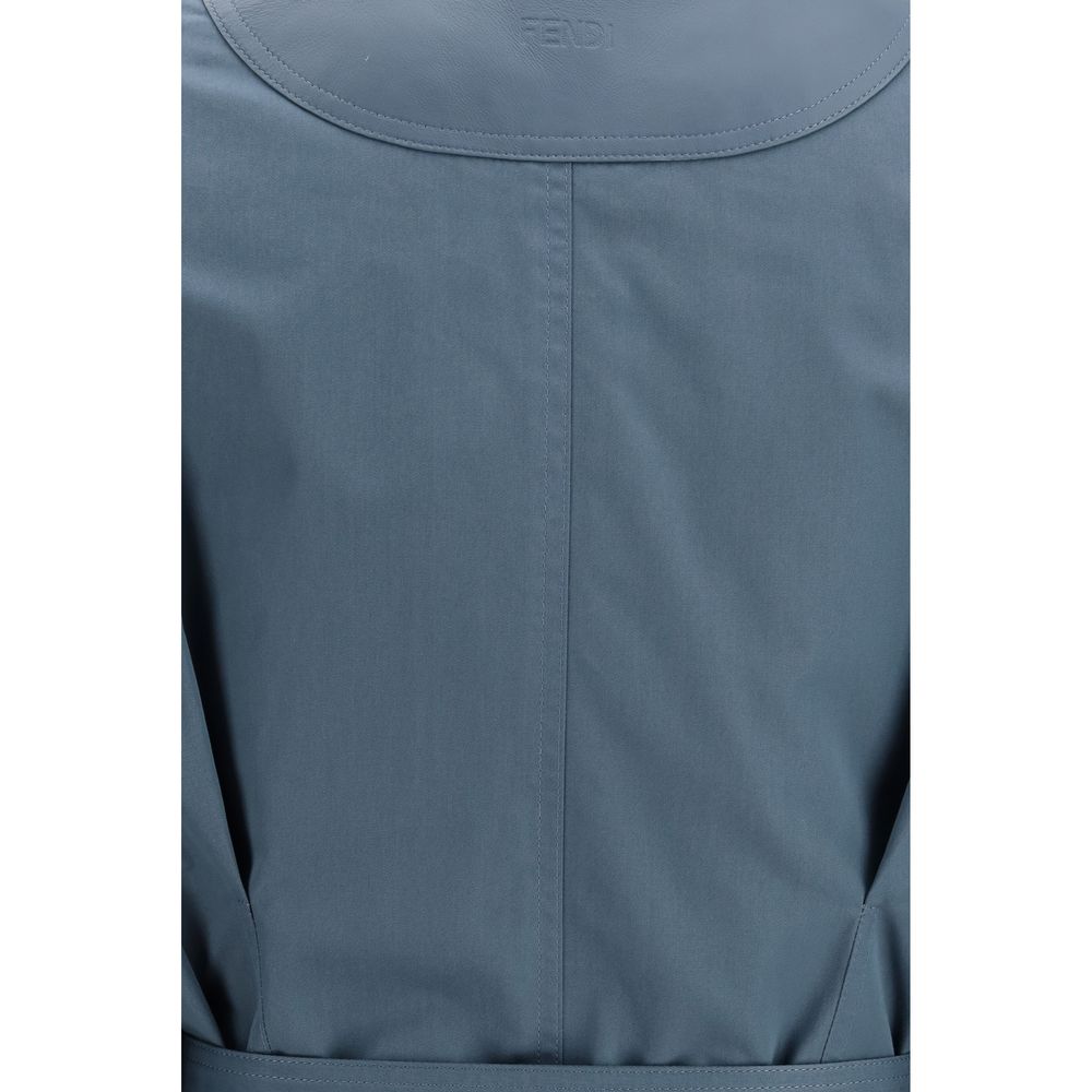 Light Blue Cotton Coat