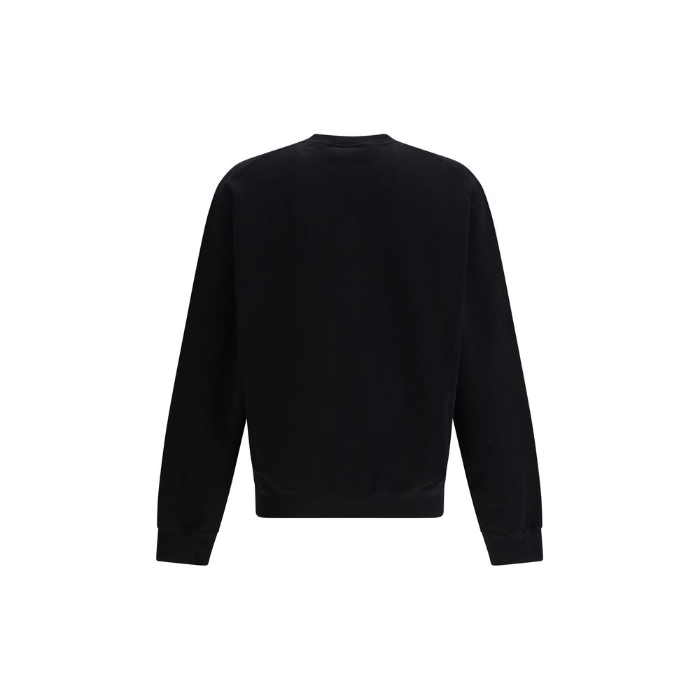 Black Cotton Sweatshirt