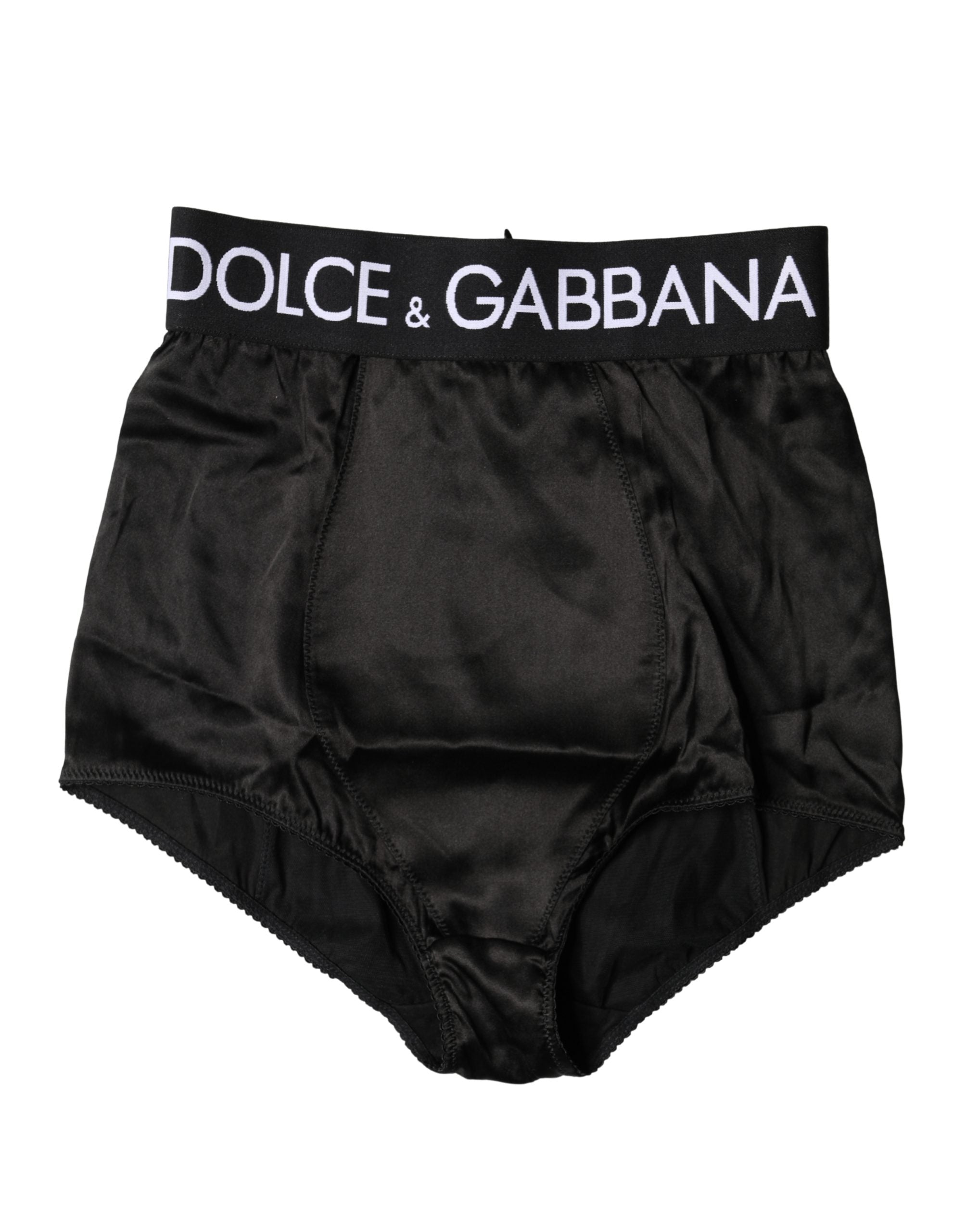 Black Logo Girdle High Waist Panty Underwear