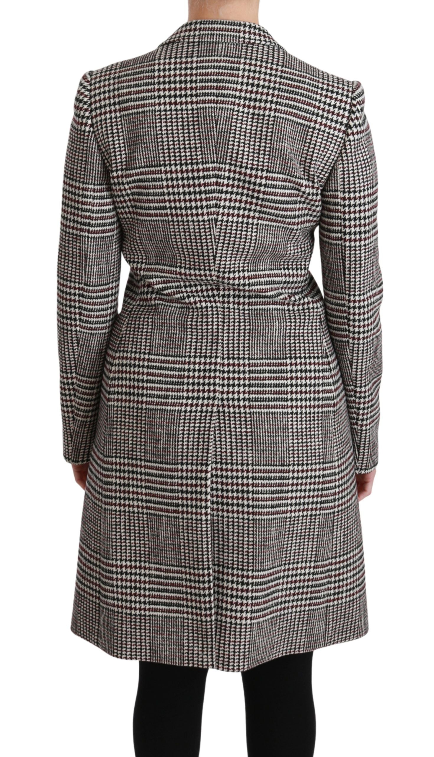 Multicolor trenchcoat met knielange mouwen