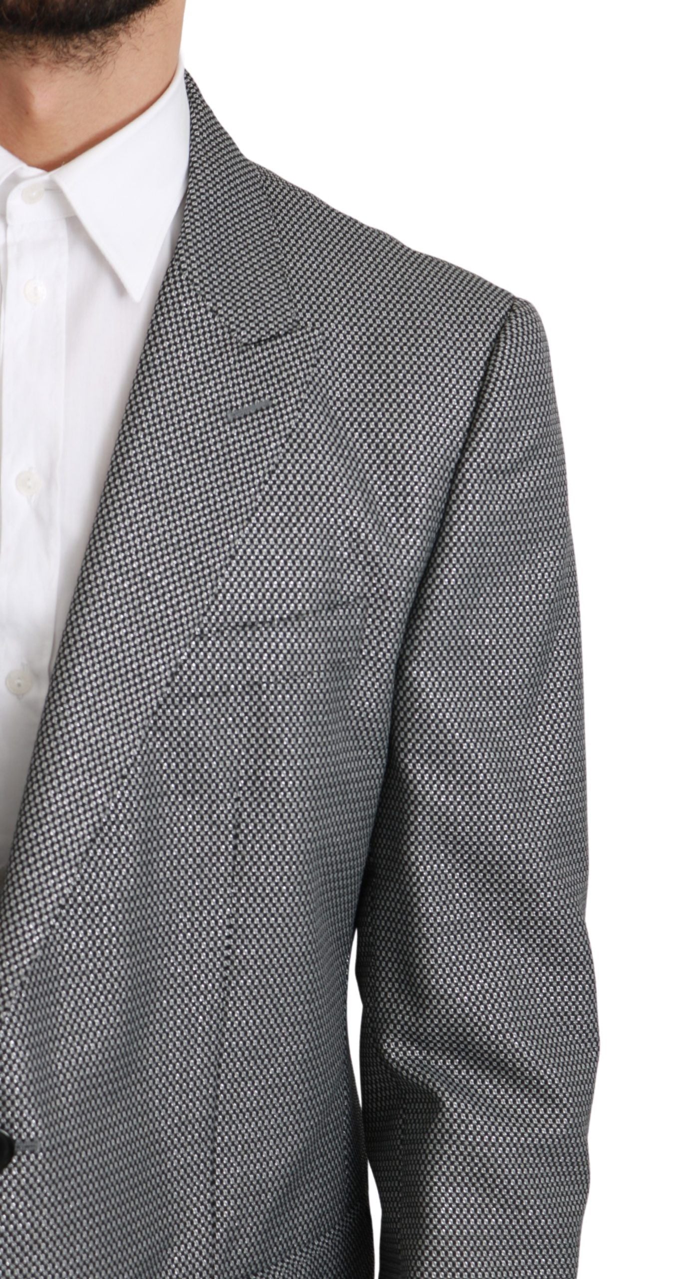 Grijze Slim Fit Formele MARTINI Blazer