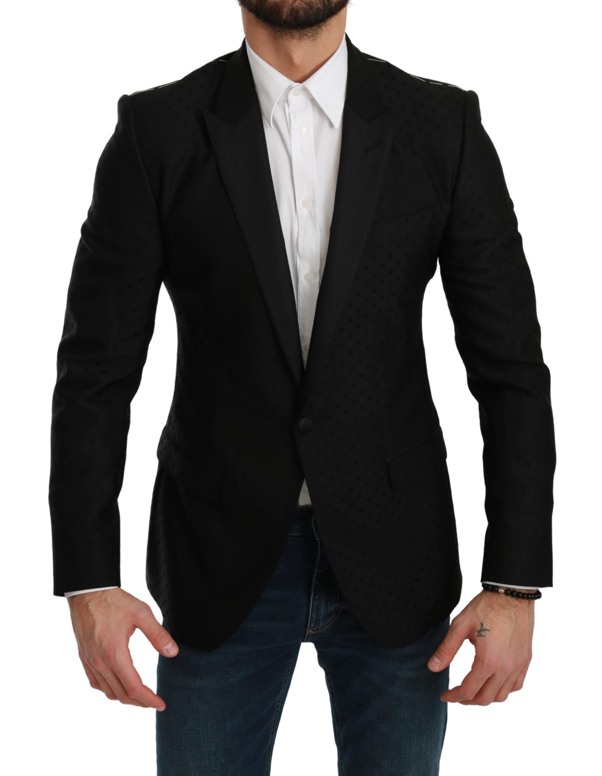 Zwarte Slim Fit Jas MARTINI Blazer