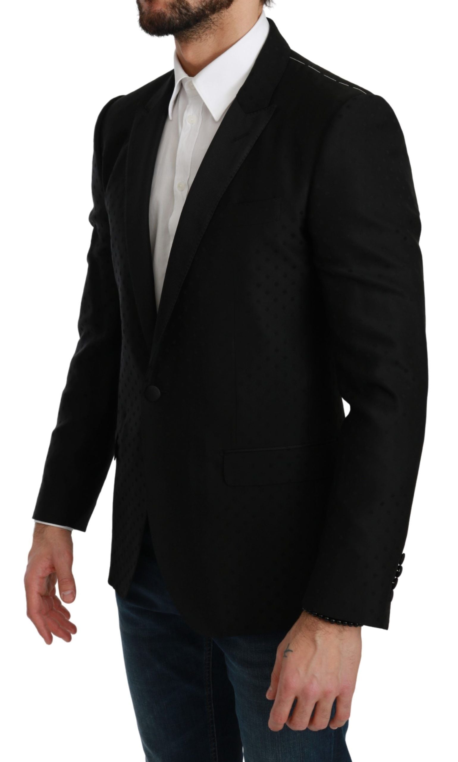 Zwarte Slim Fit Jas MARTINI Blazer