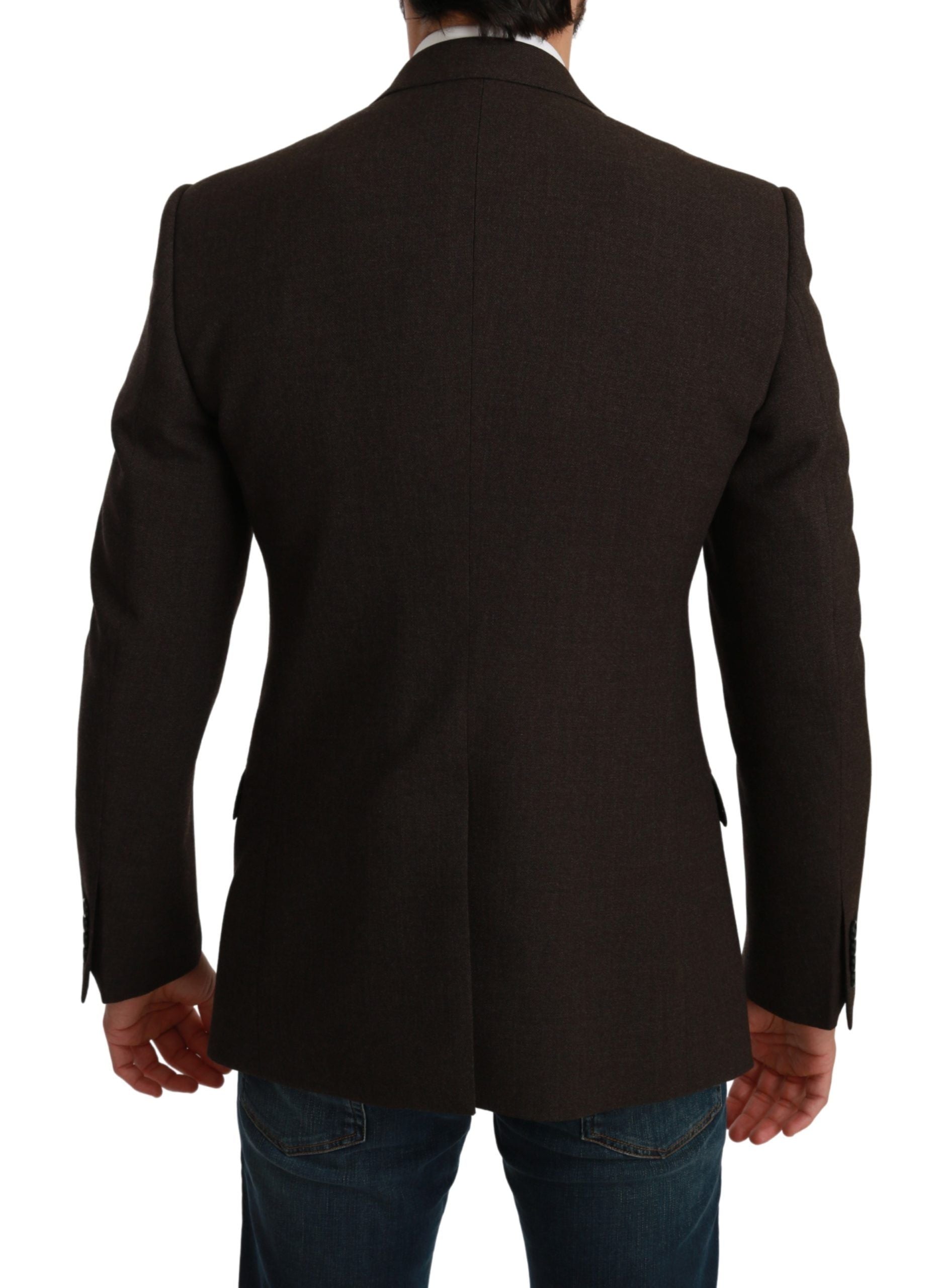 Bruine Slim Fit Jas MARTINI Blazer