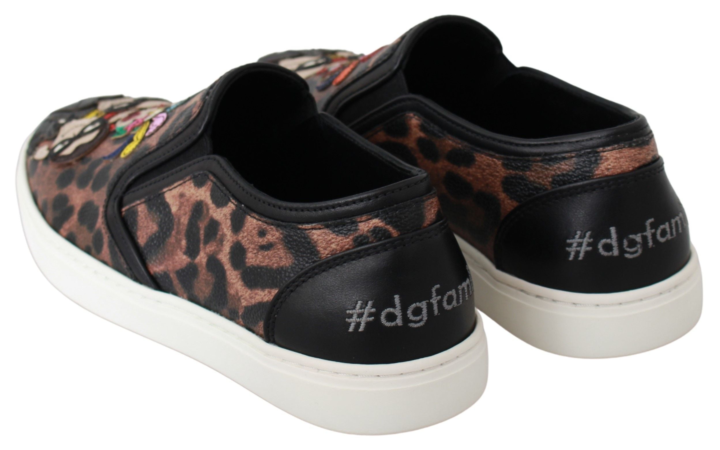 Leren luipaard #dgfamily loafers