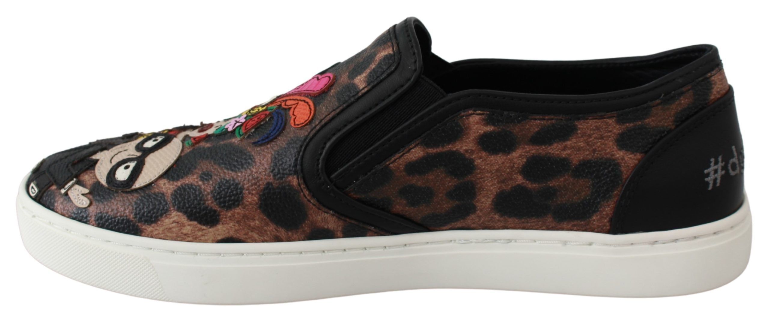 Leren luipaard #dgfamily loafers