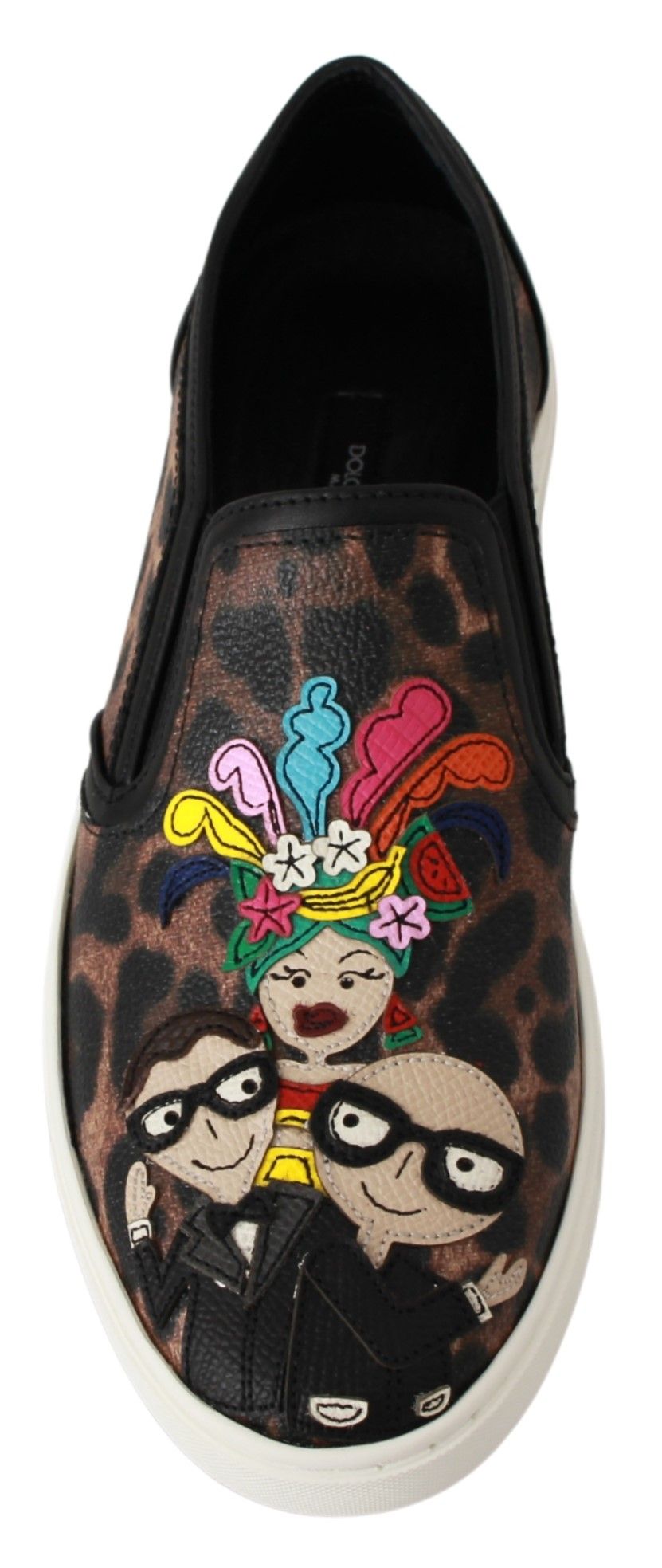 Leren luipaard #dgfamily loafers