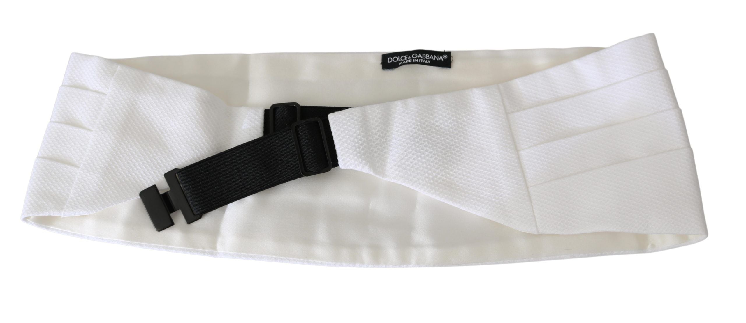 Witte heren tailleband van katoen