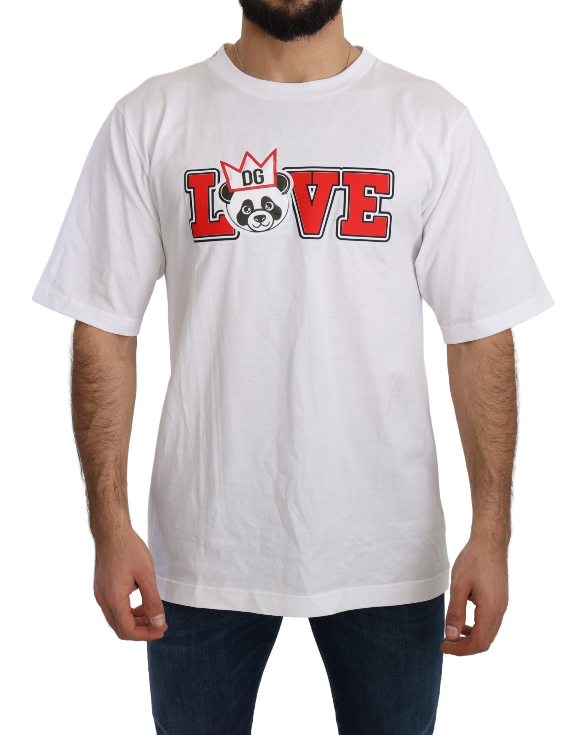 Wit Love Panda Print Top T-shirt