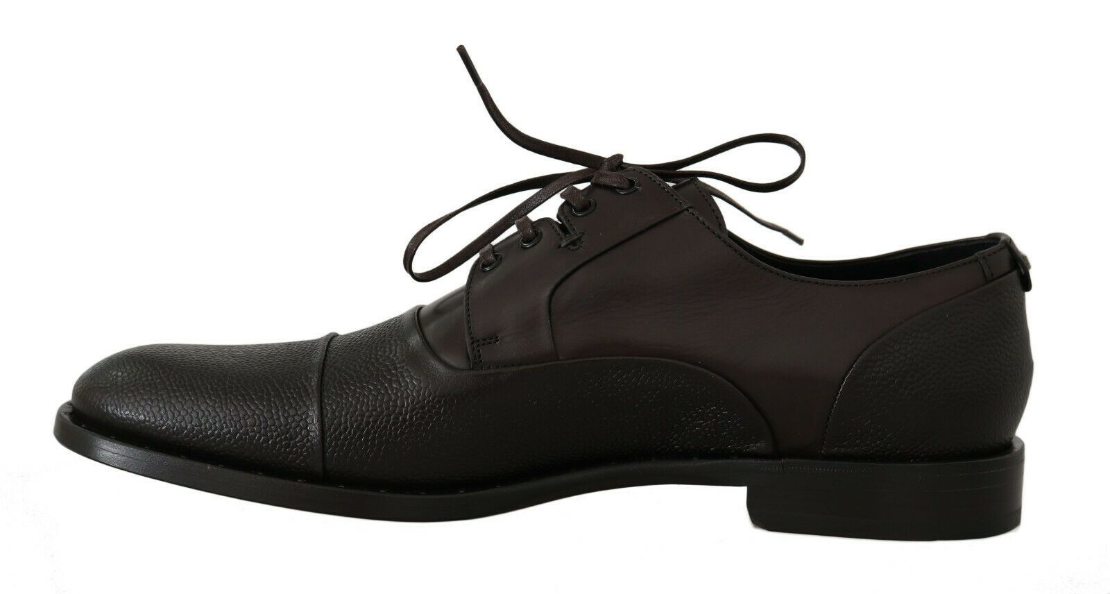 Bruine leren veterschoenen voor heren