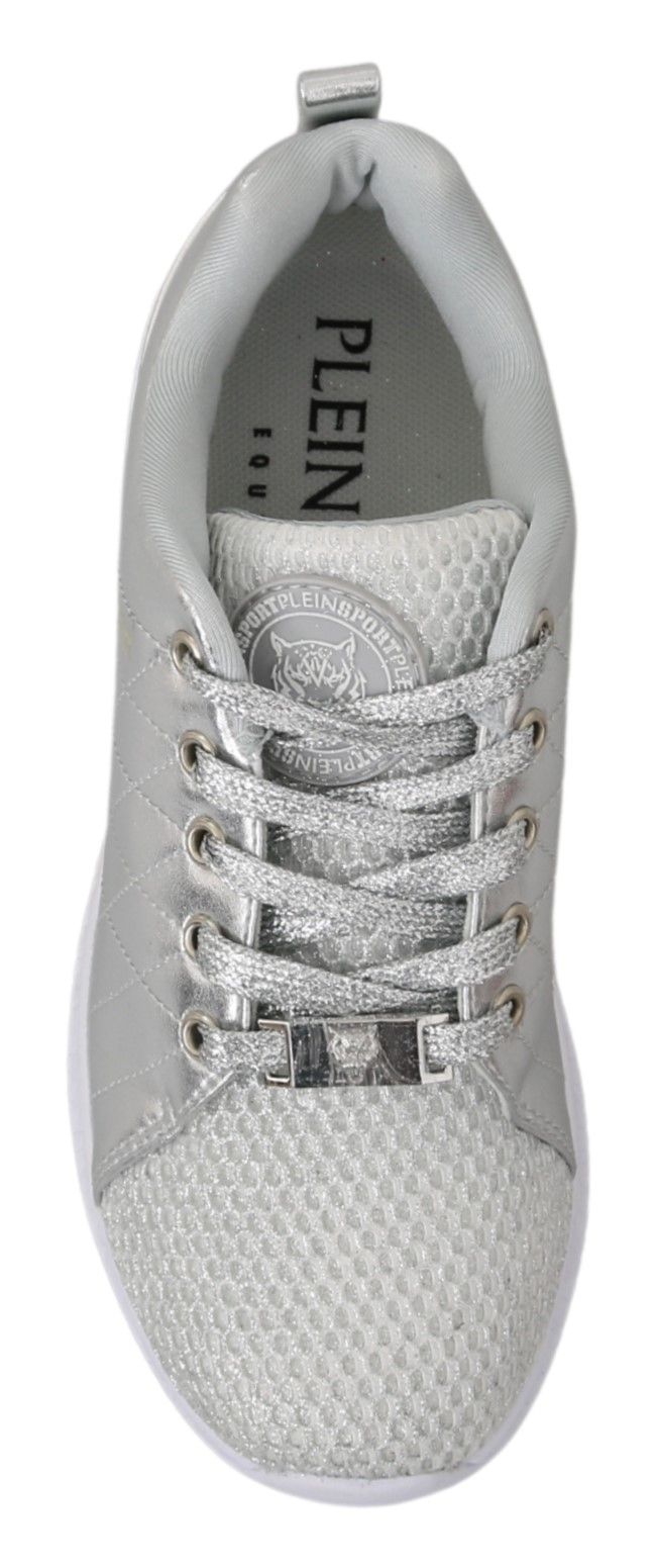 Gisella Zilveren Polyester Sneakers Schoenen