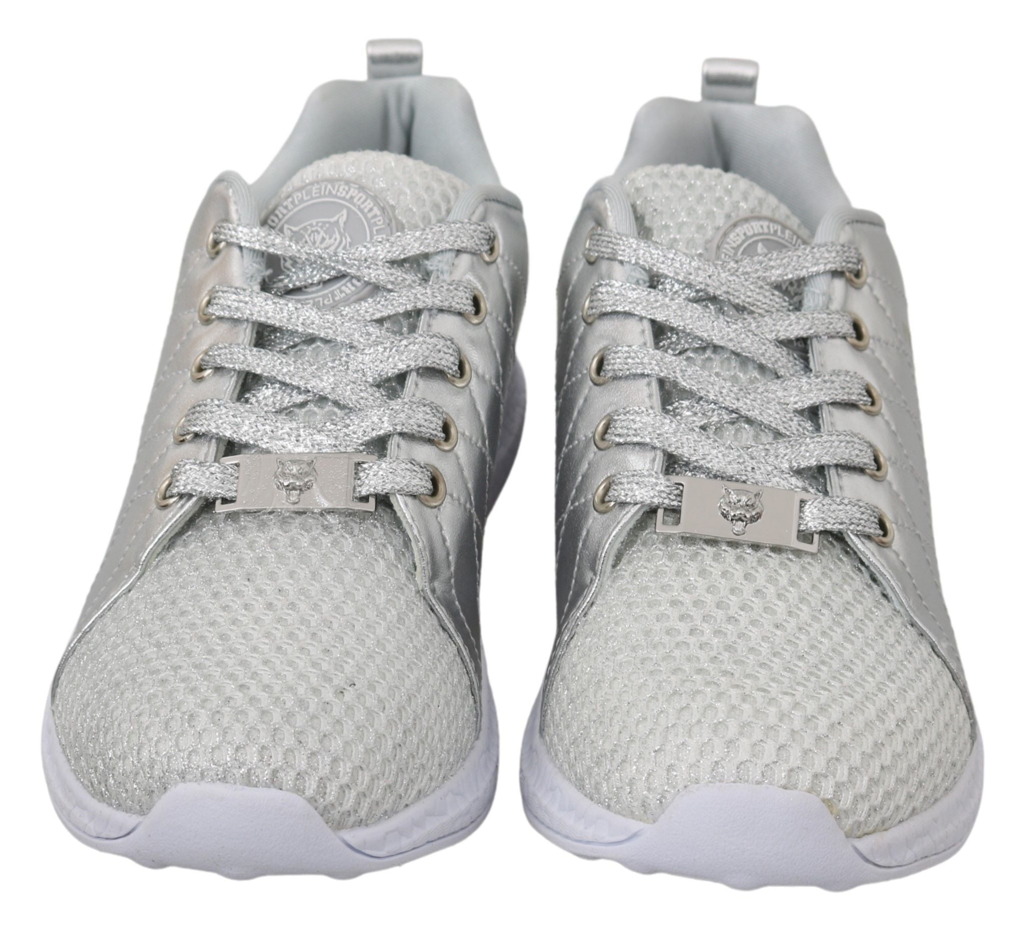 Gisella Zilveren Polyester Sneakers Schoenen