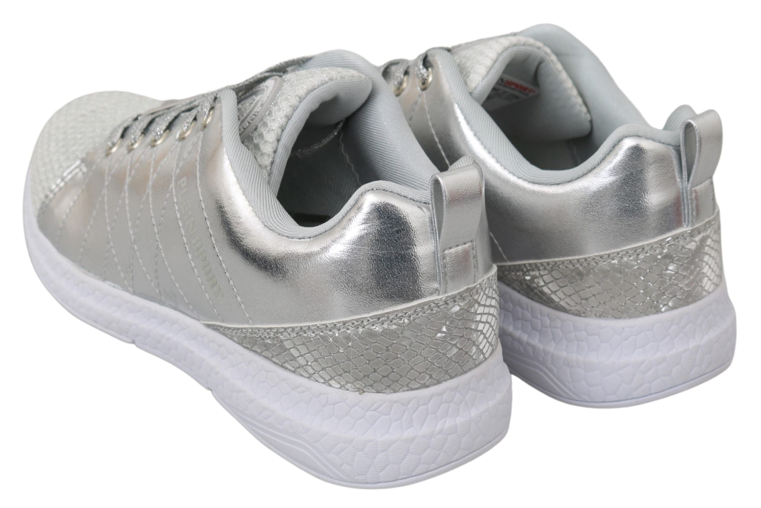 Gisella Zilveren Polyester Sneakers Schoenen