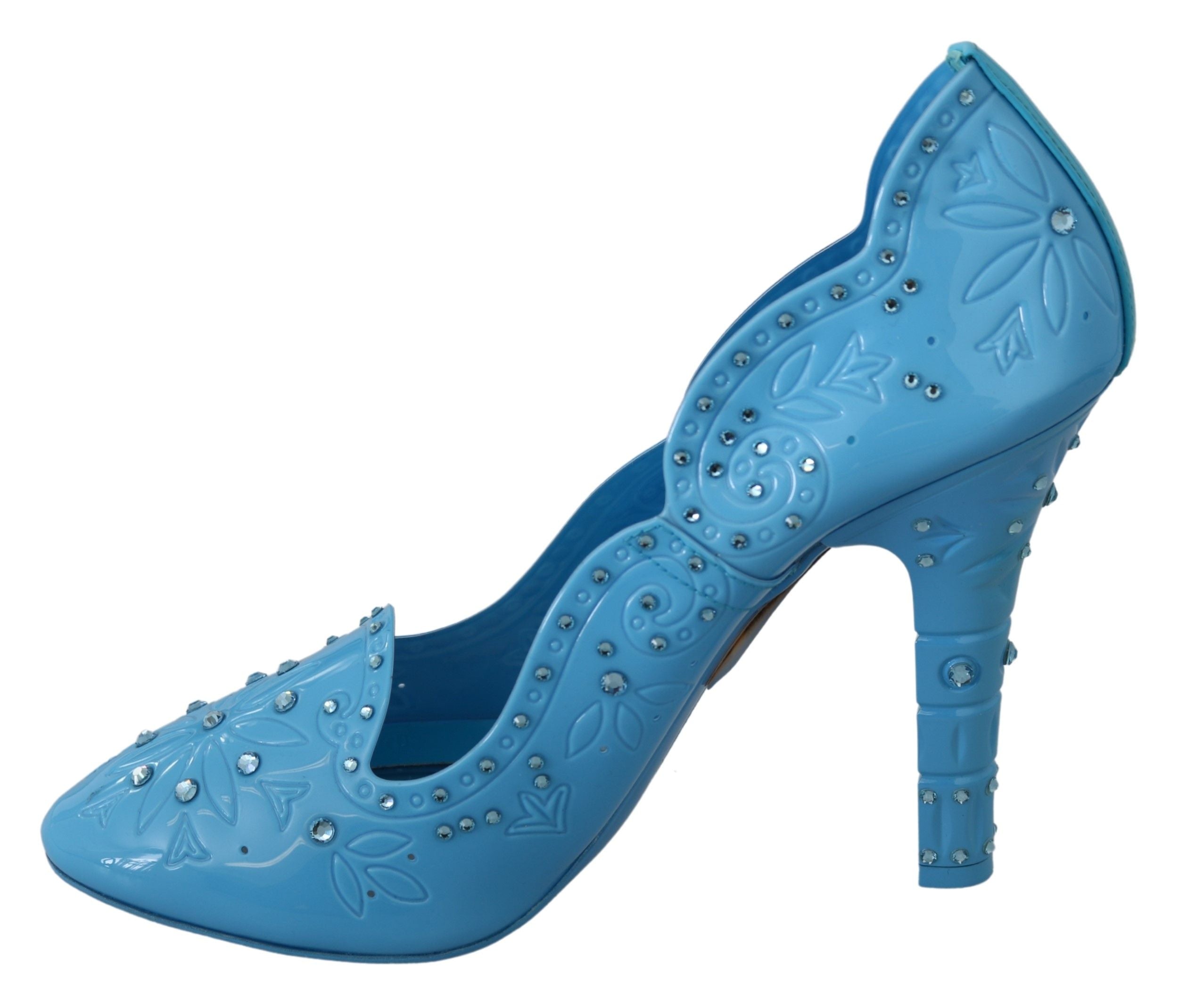 Blauwe kristallen bloemen CINDERELLA hakken