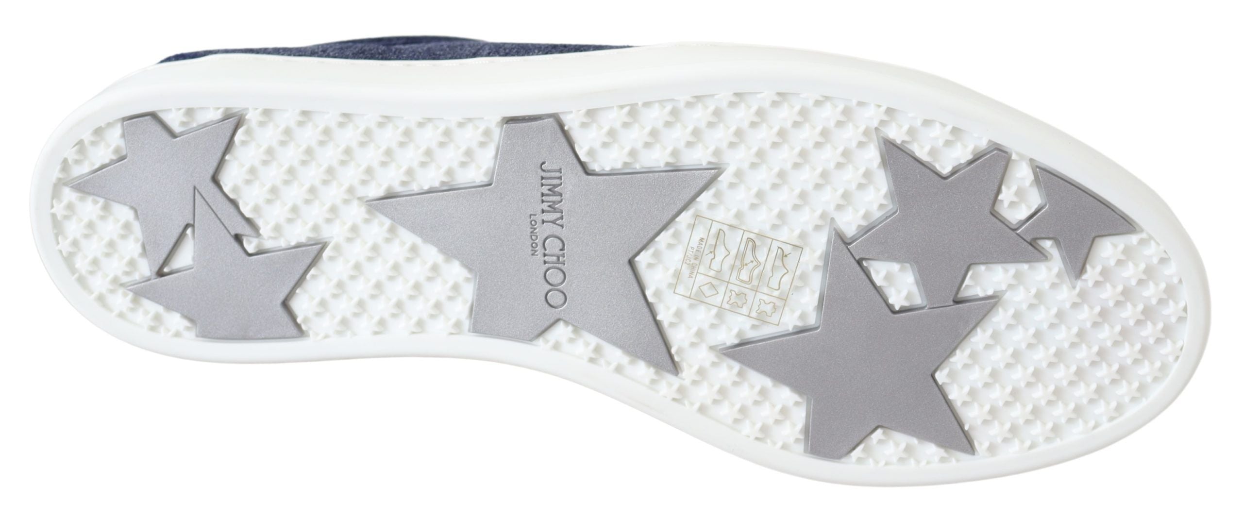 Chique instapsneakers van blauw denimsuède