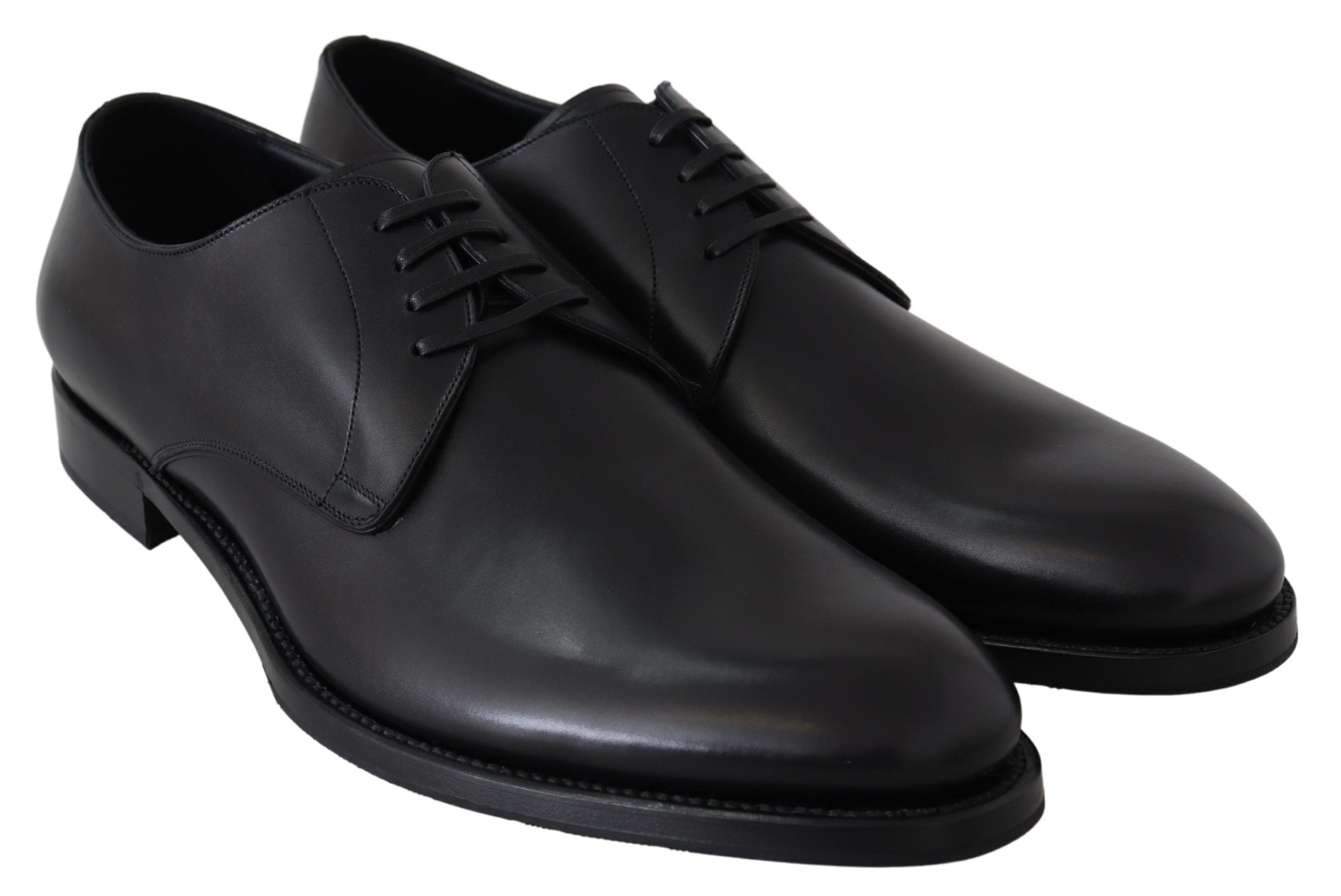 Zwarte leren SARTORIA handgemaakte schoenen