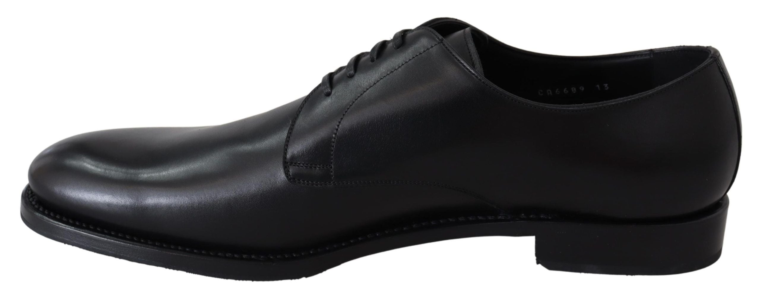 Zwarte leren SARTORIA handgemaakte schoenen