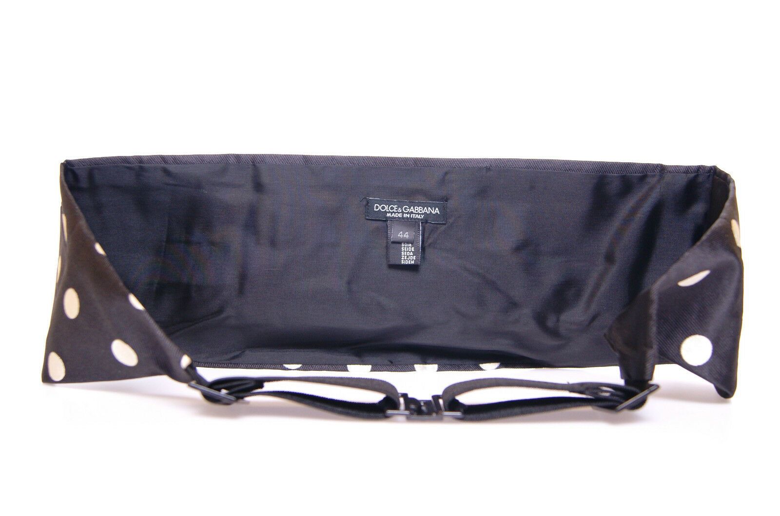 Zwarte taille smoking cummerbund riem
