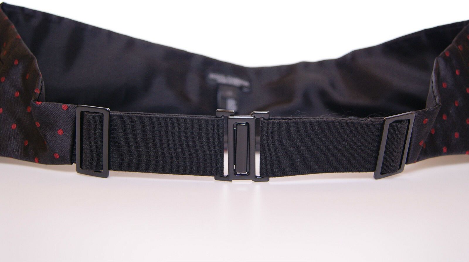 Zwarte taille smoking riem cummerbund