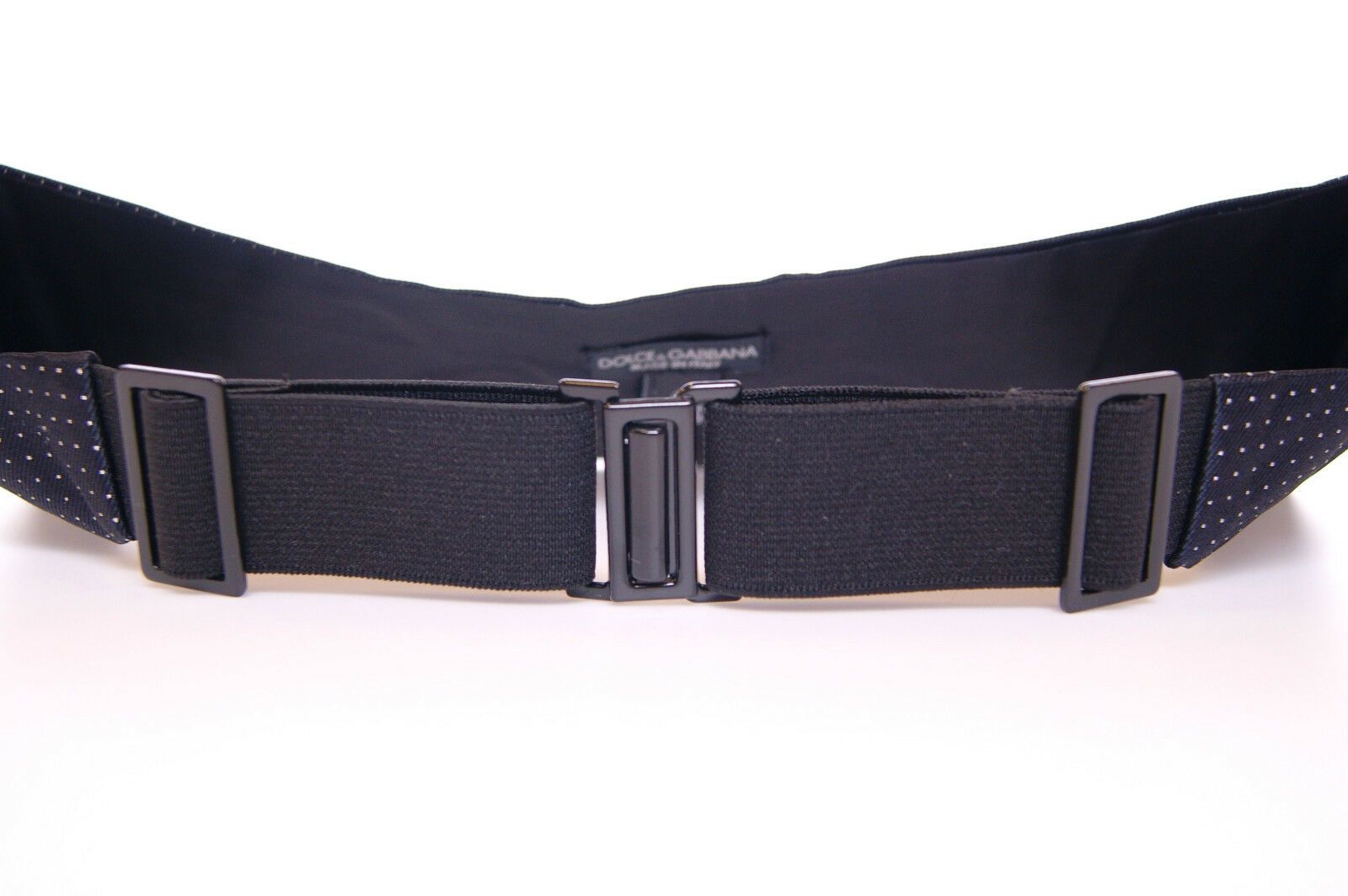 Blauwe taille smoking cummerbund riem