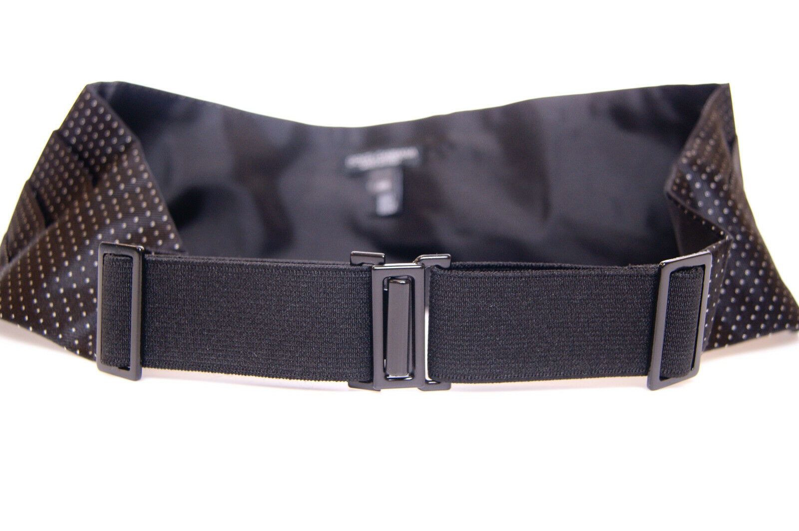 Zwarte taille smoking cummerbund riem