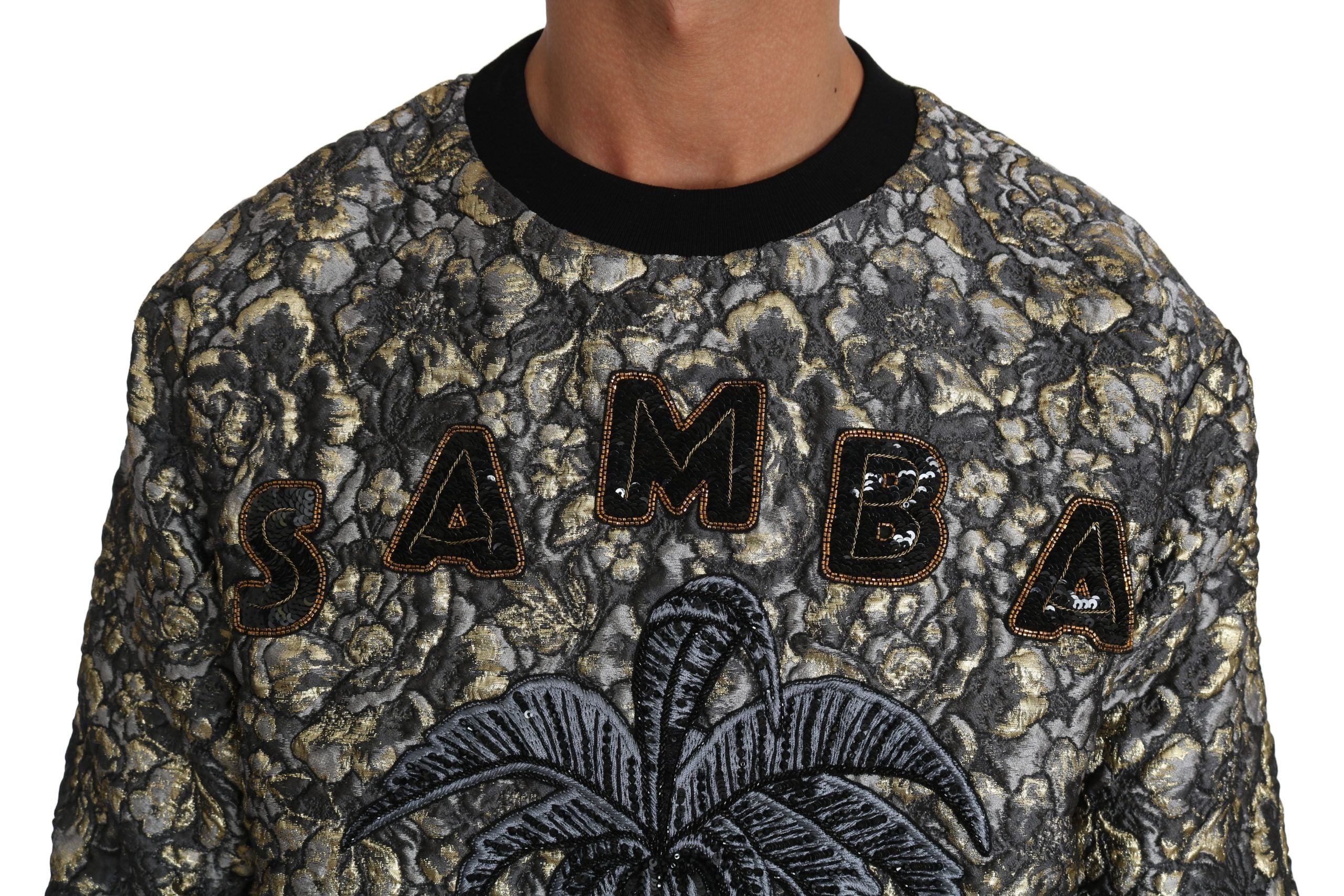 Multicolor SAMBA Jacquard Palmtree Pullover Trui