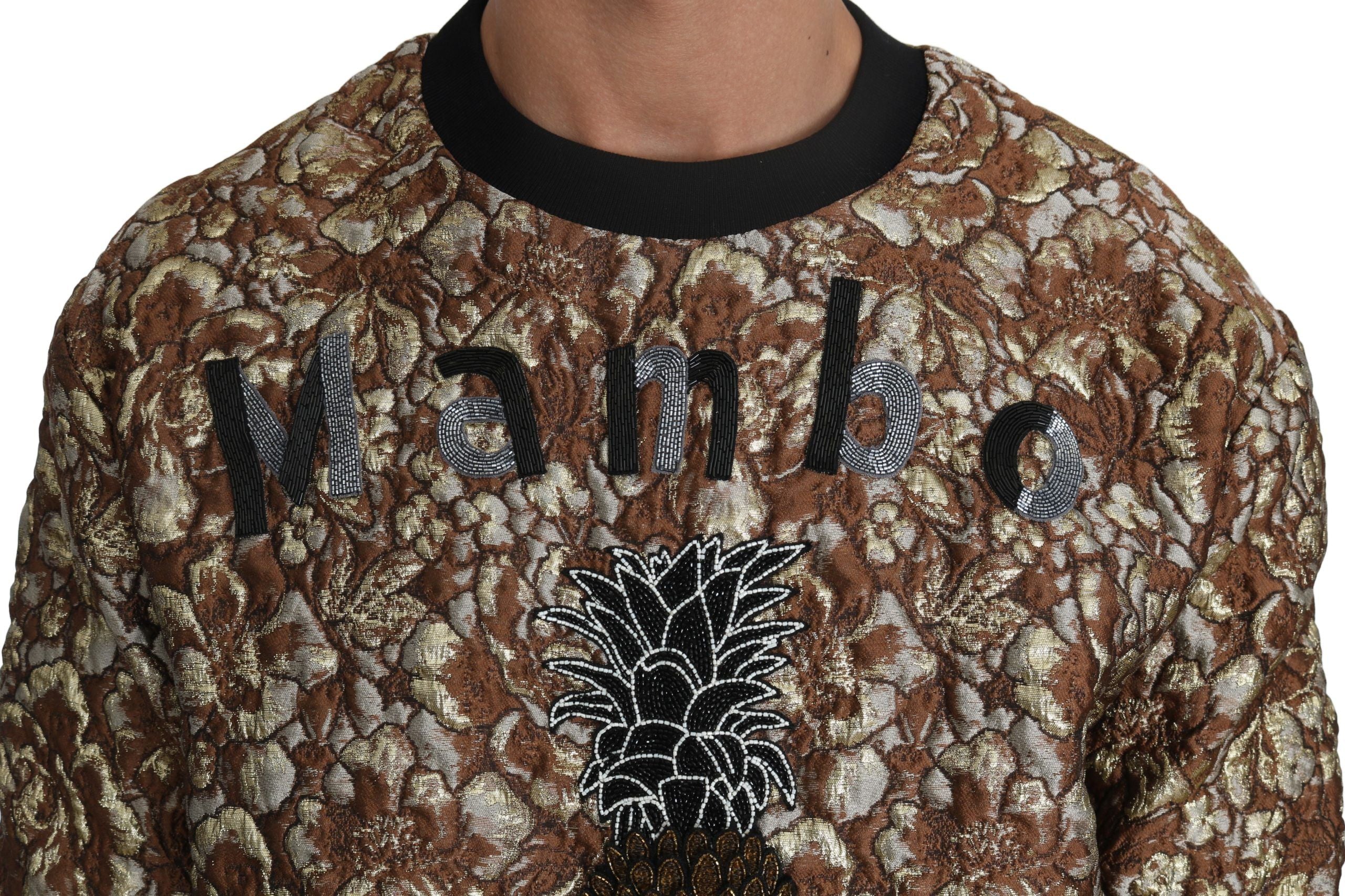 Multicolor MAMBO Jacquard Pineapple Pullover Trui