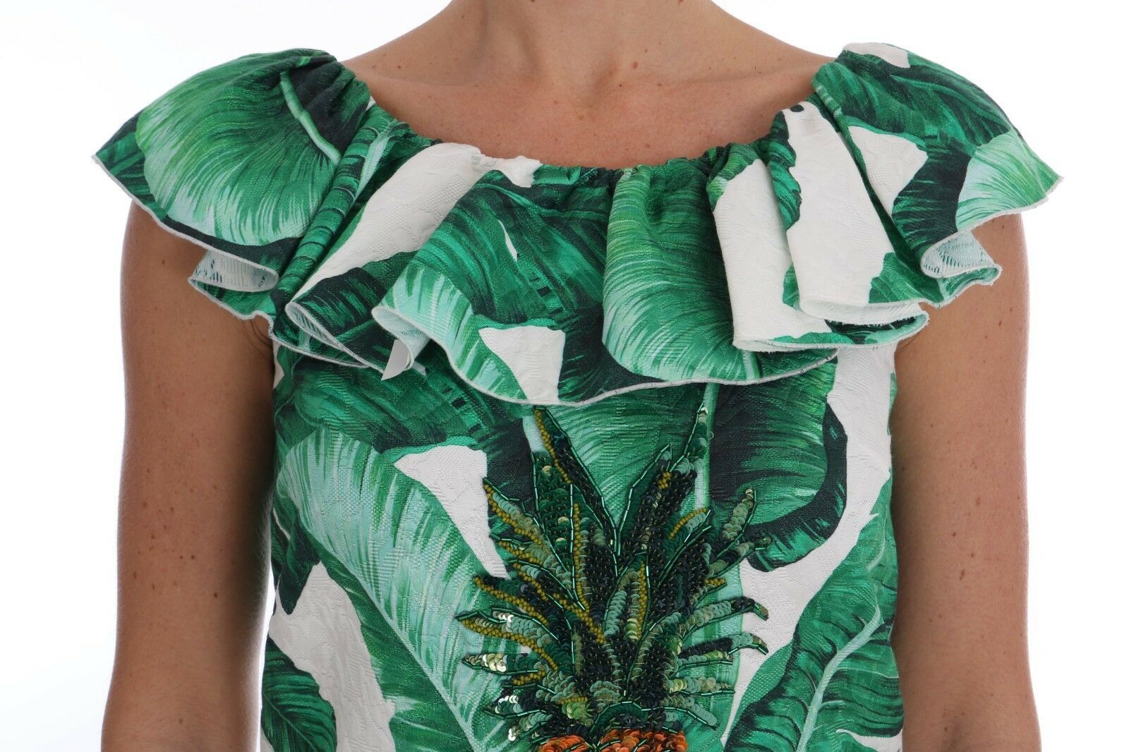 Ananas Banaan Pailletten Blouse T-shirt
