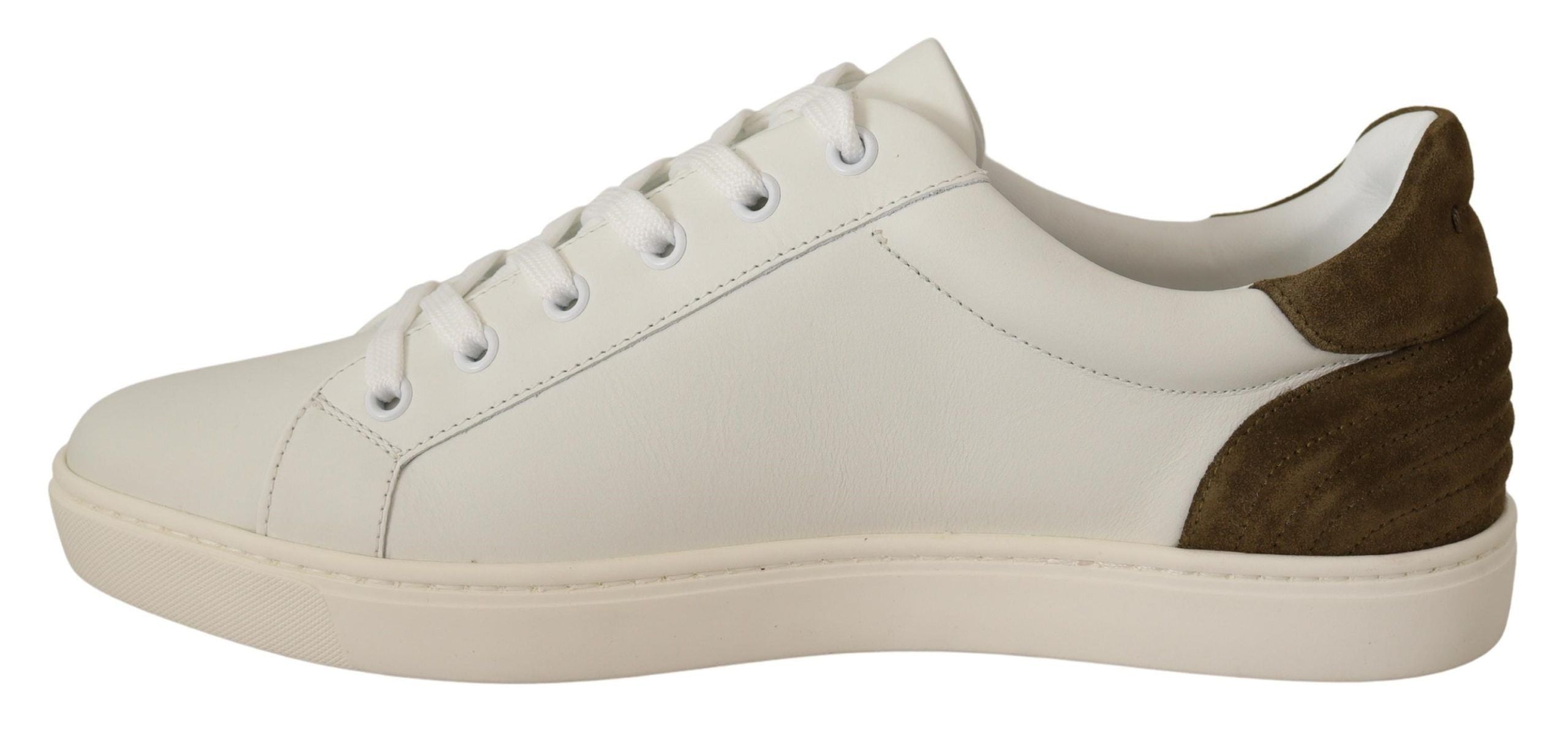 Witte suède leren lage sneakers voor heren