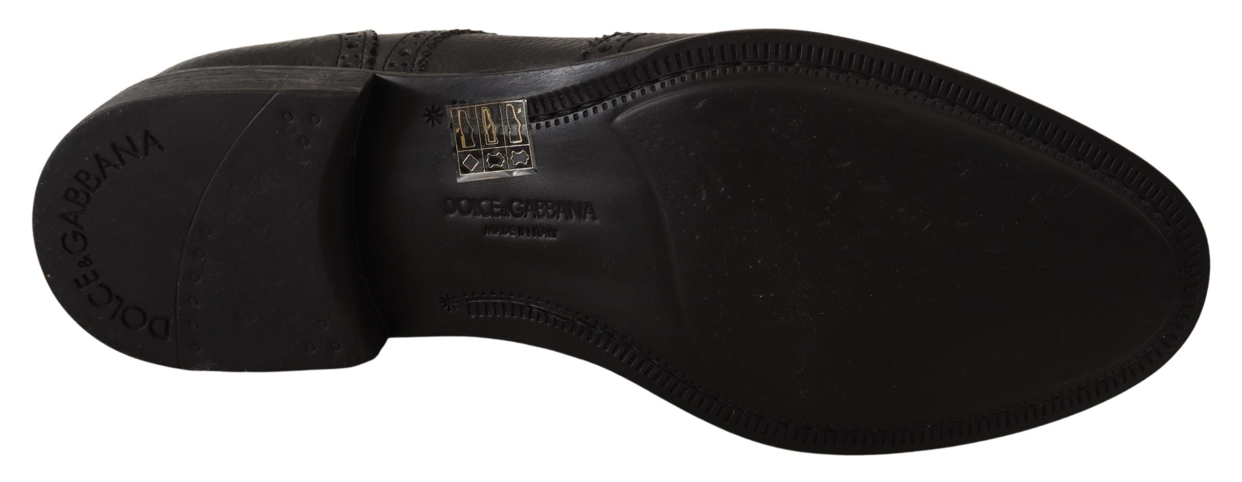 Zwarte leren Oxford Wingtip formele schoenen