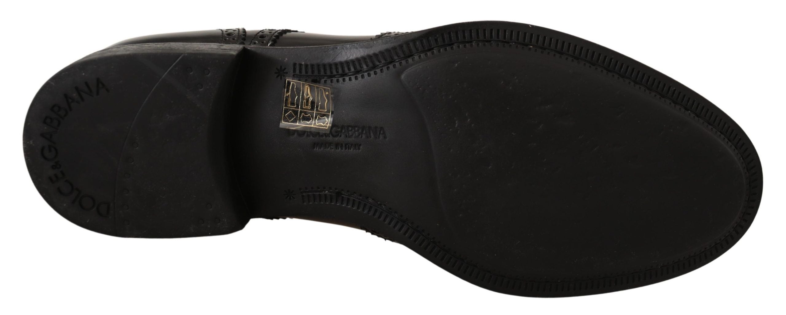 Zwarte leren Oxford Wingtip formele schoenen