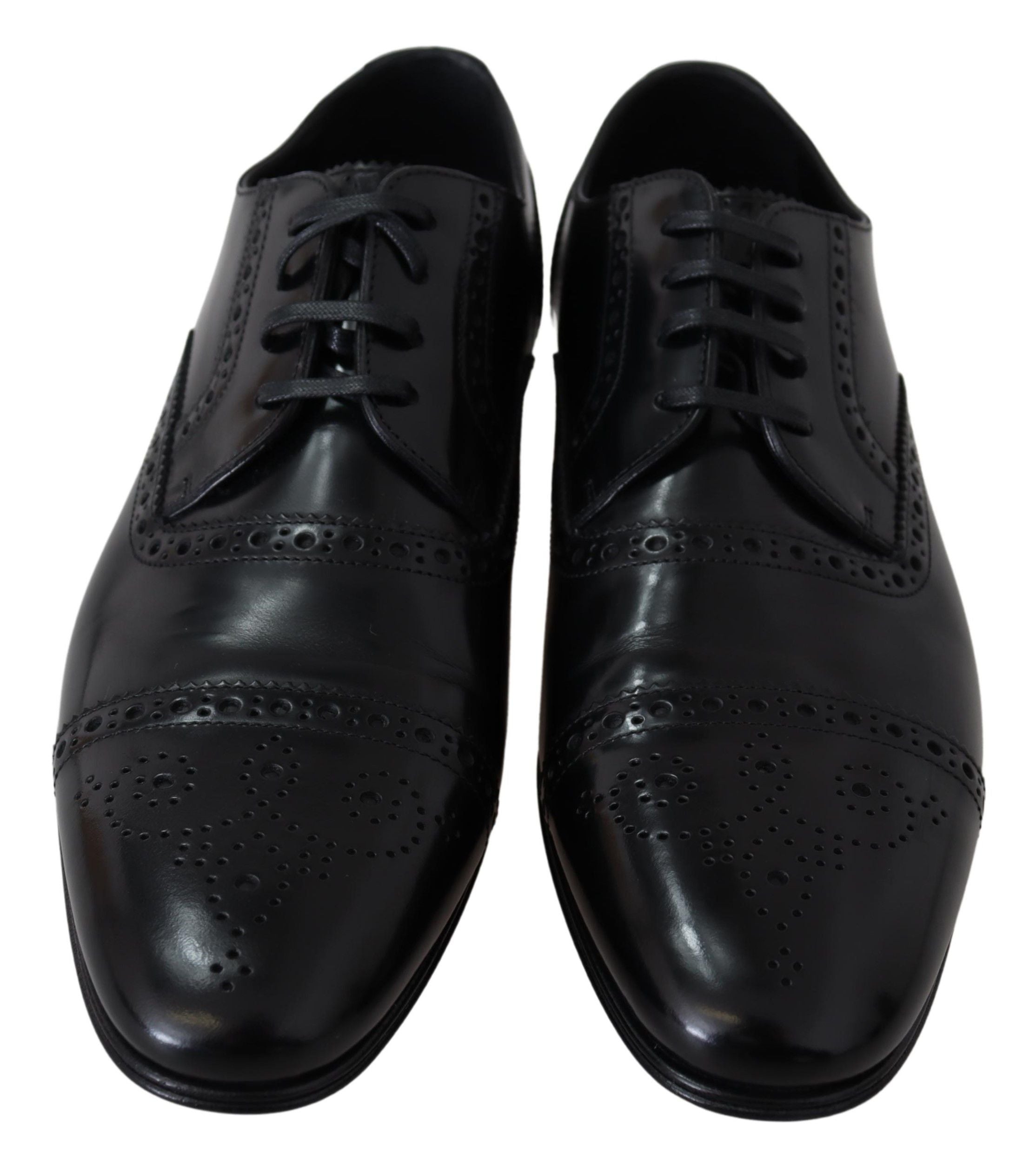 Zwarte leren heren Derby formele loafers