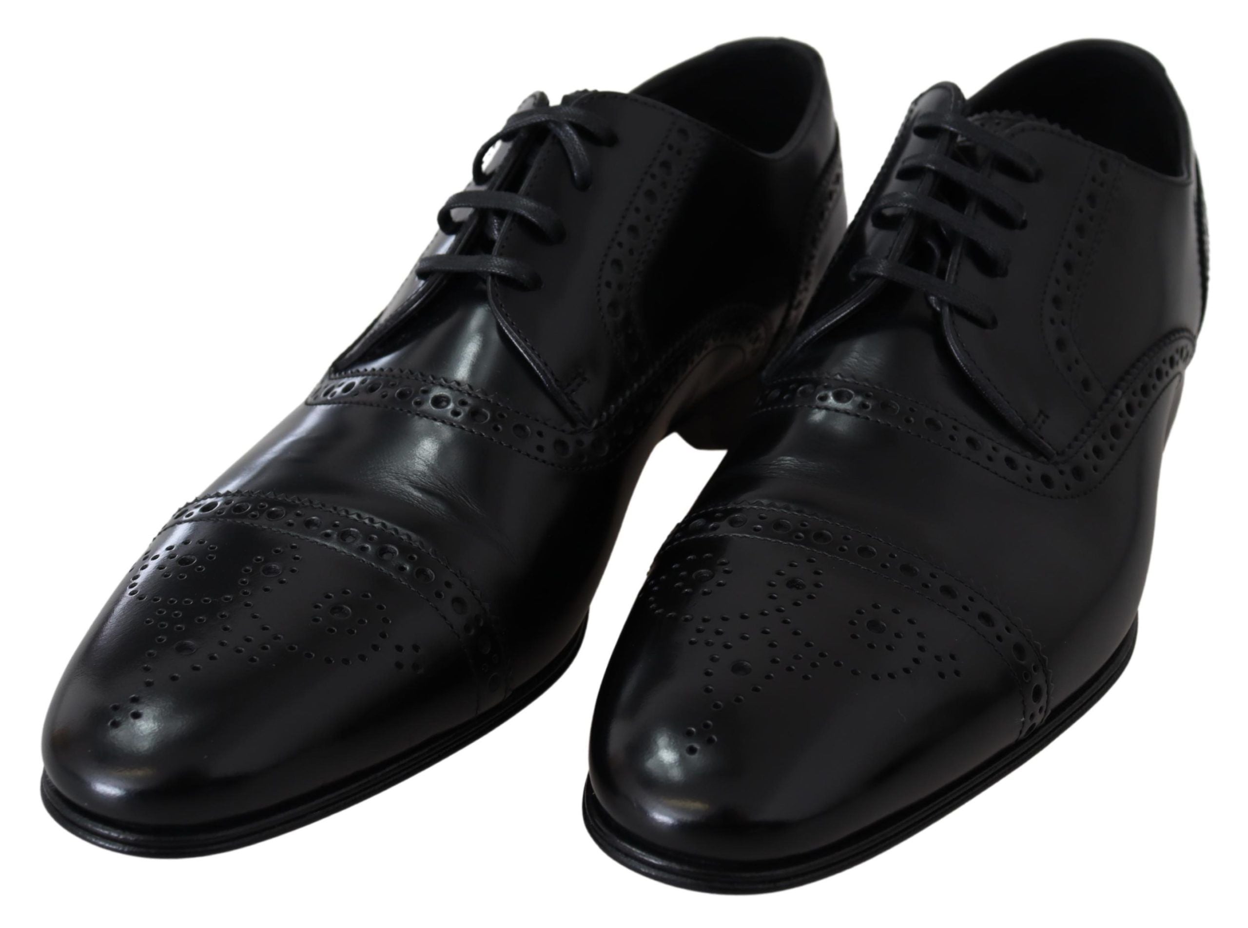 Zwarte leren heren Derby formele loafers