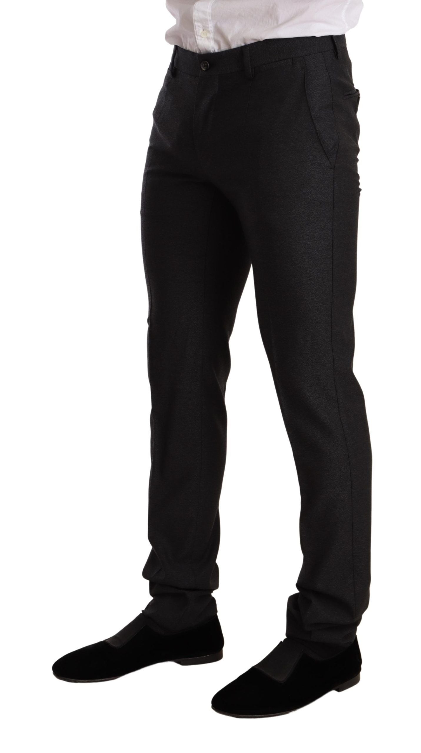 Grijs wollen MARTINI Slim Fit Set Pak