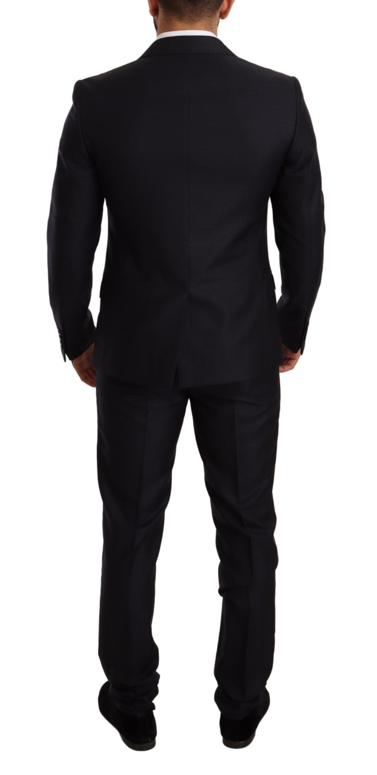 Blauw patroon MARTINI SLIM FIT 2-delig pak