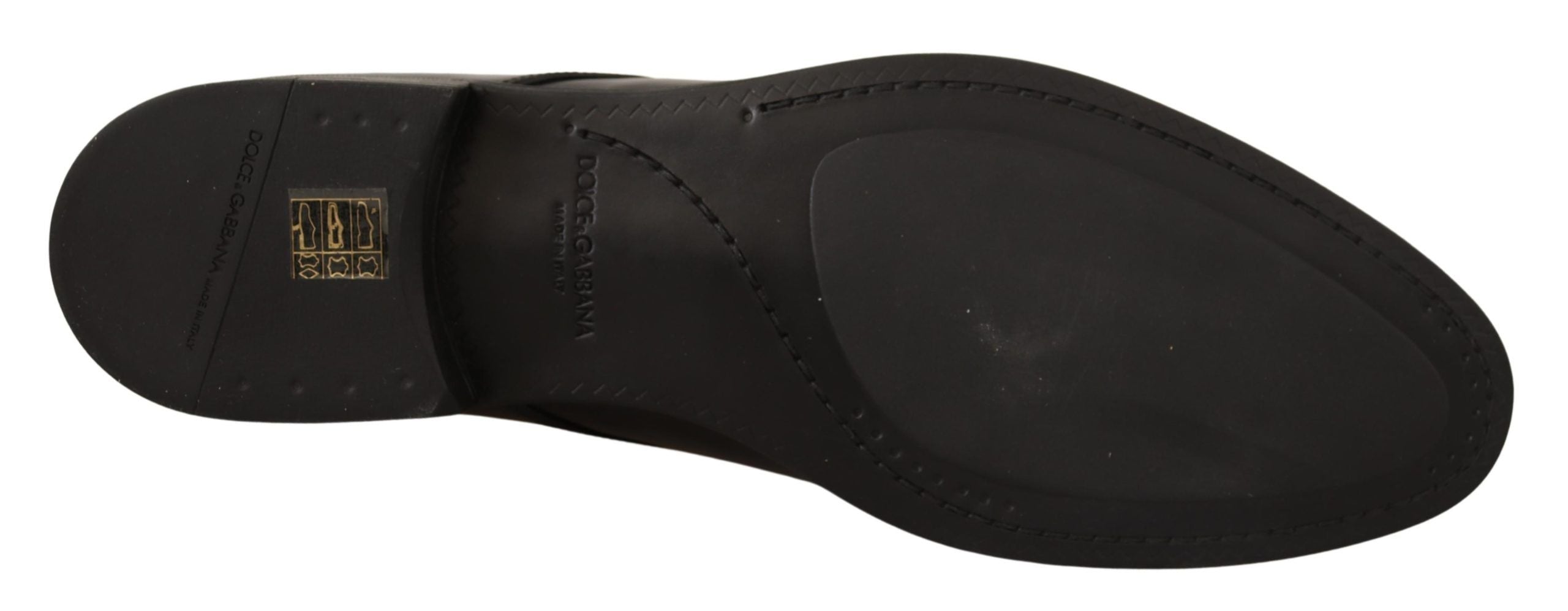 Zwarte leren veterschoenen voor heren