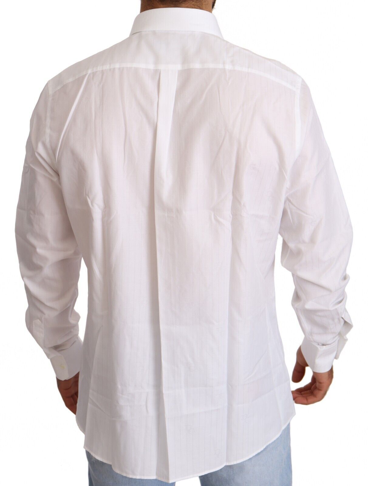 Wit katoenen slim fit MARTINI overhemd voor heren