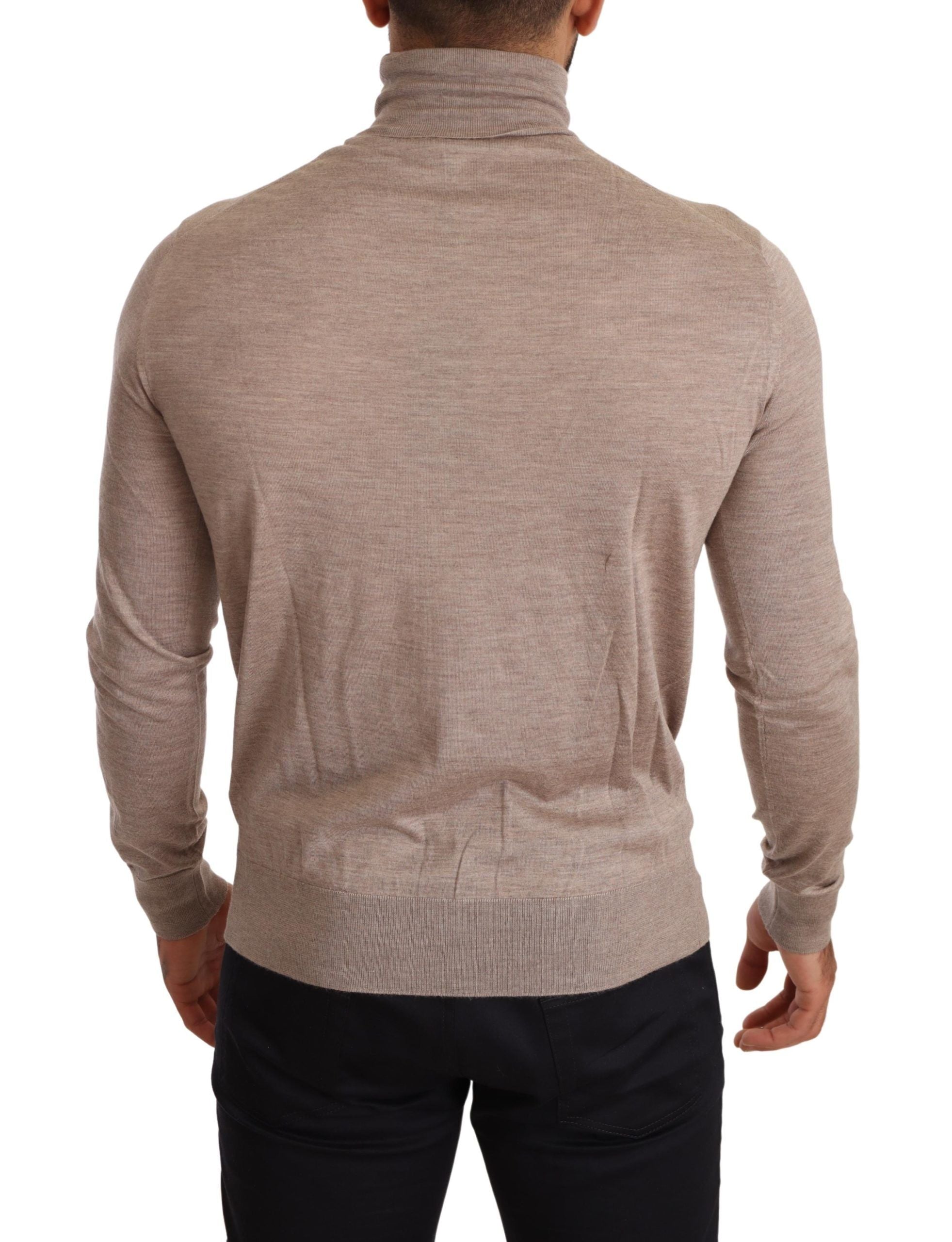 Beige kasjmier coltrui