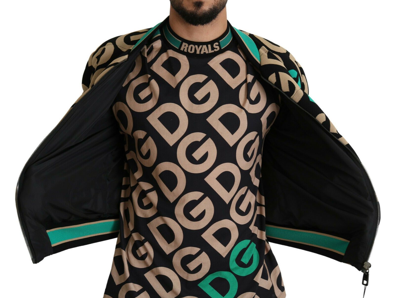 Multicolor DGMILLENNIALS-jas met logoprint