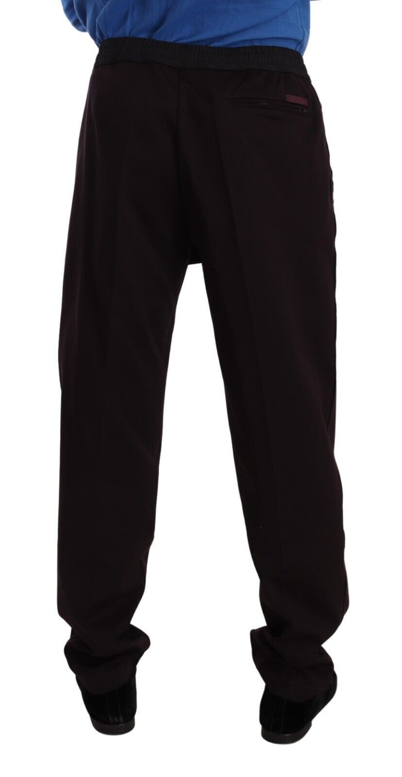 Bordeaux katoenen skinny broek voor heren
