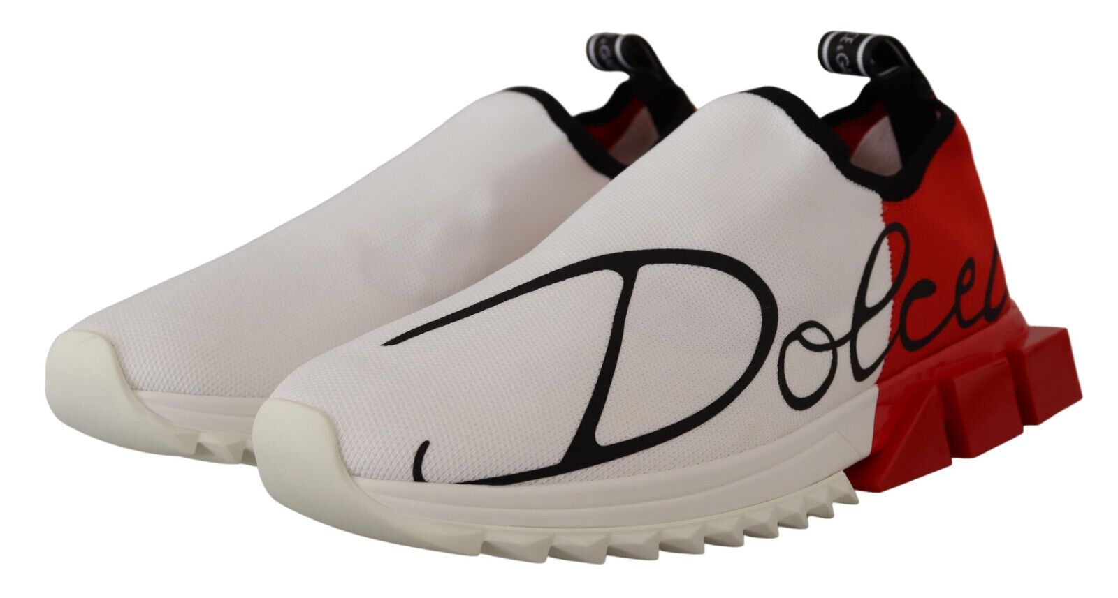 Witte rode Sorrento sandalen sneakers