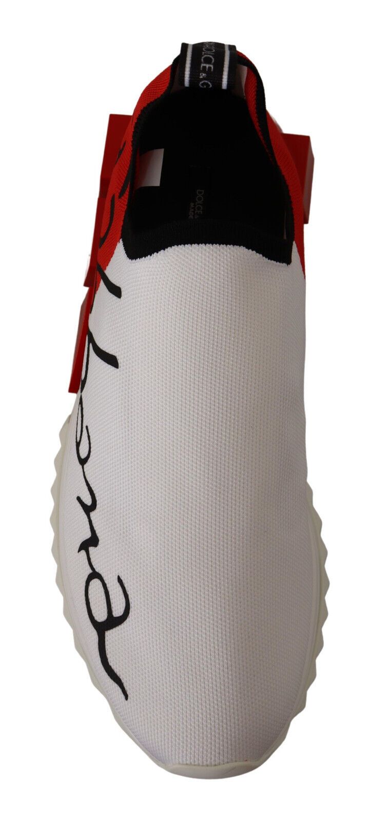 Witte rode Sorrento sandalen sneakers