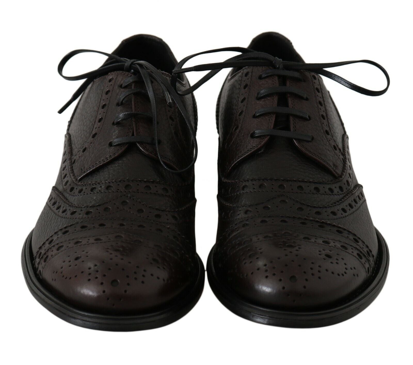 Bruine leren Wingtip Derby formele schoenen