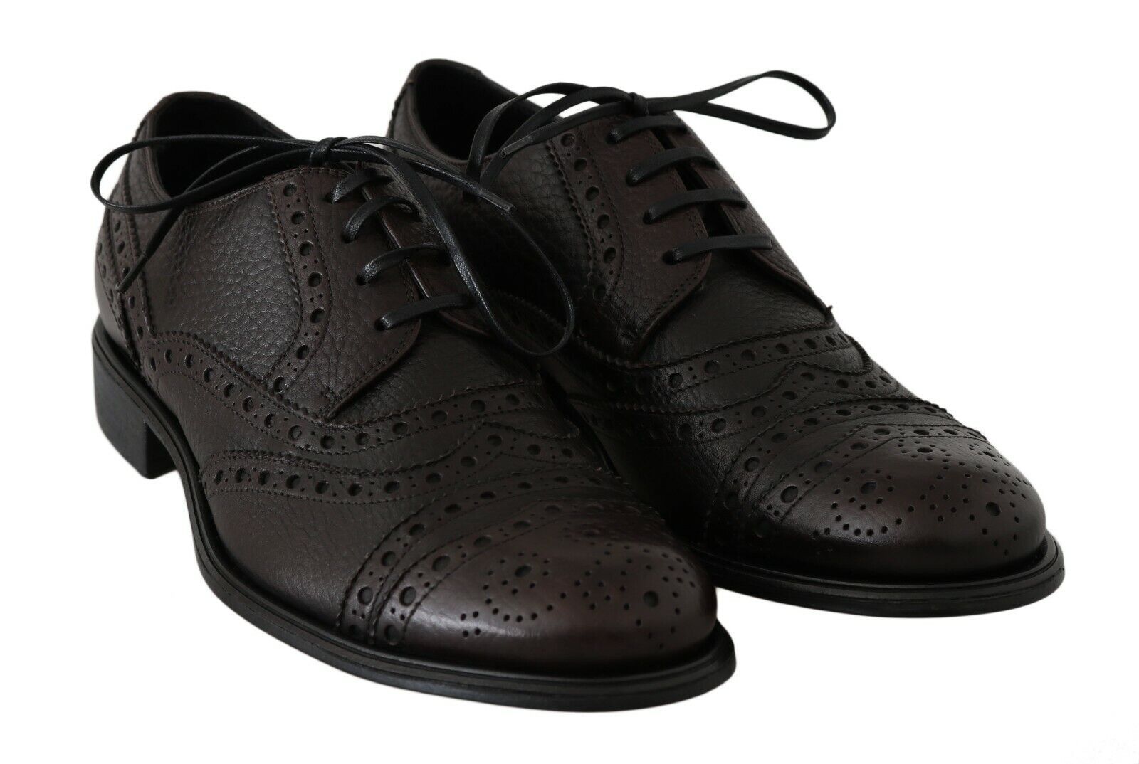 Bruine leren Wingtip Derby formele schoenen