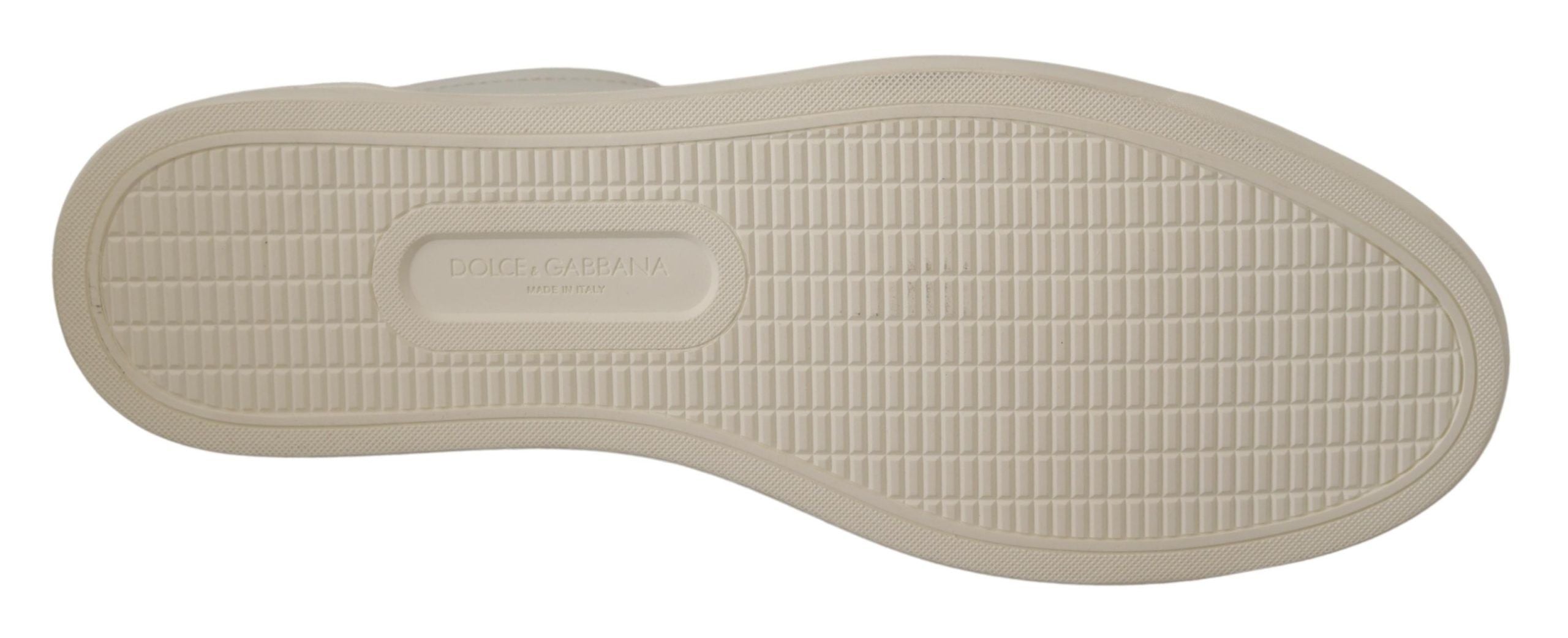 Witte zwarte leren lage schoenen sneakers