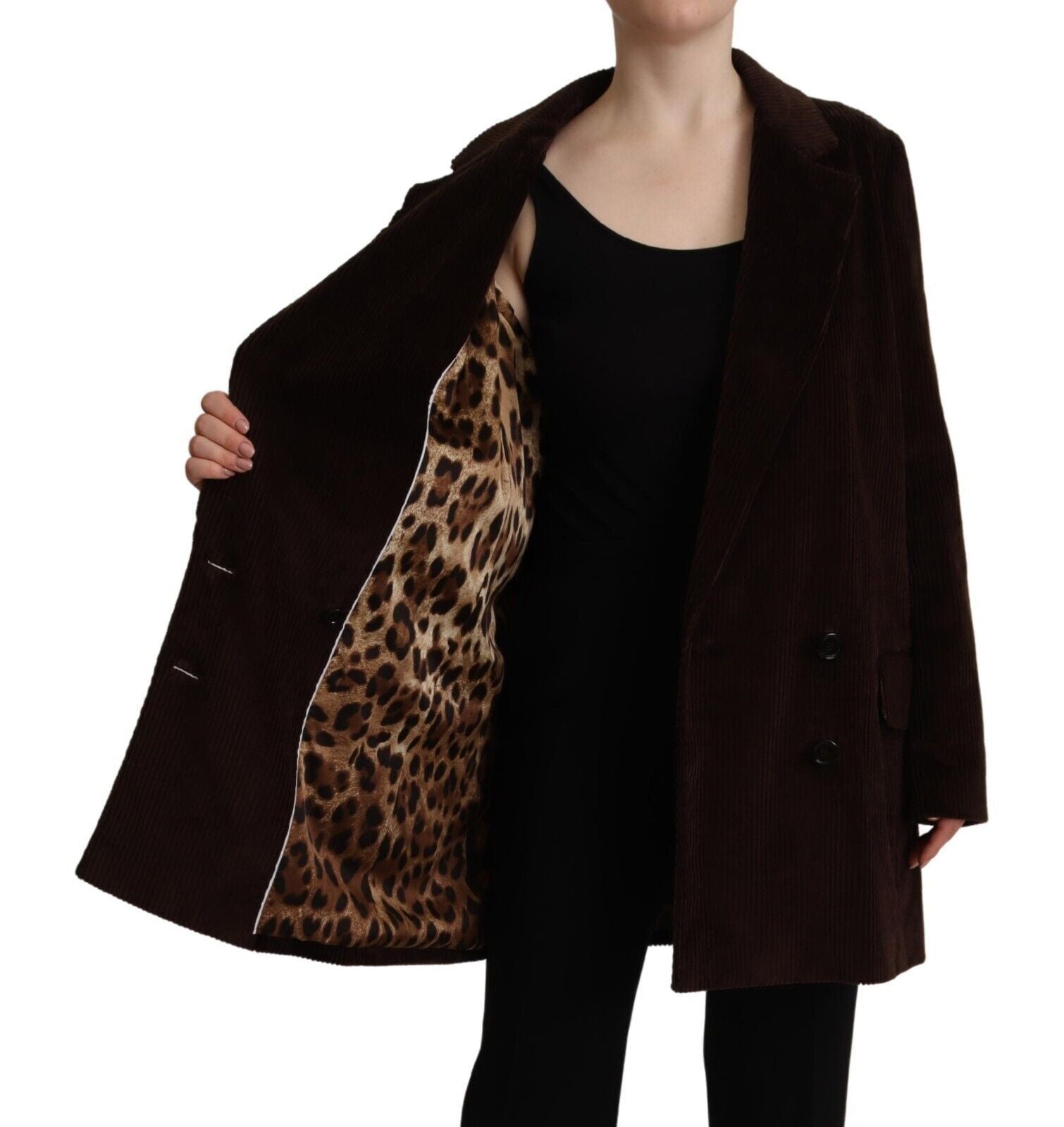 Bordeaux Corduroy Katoenen Blazer Oversized Jas
