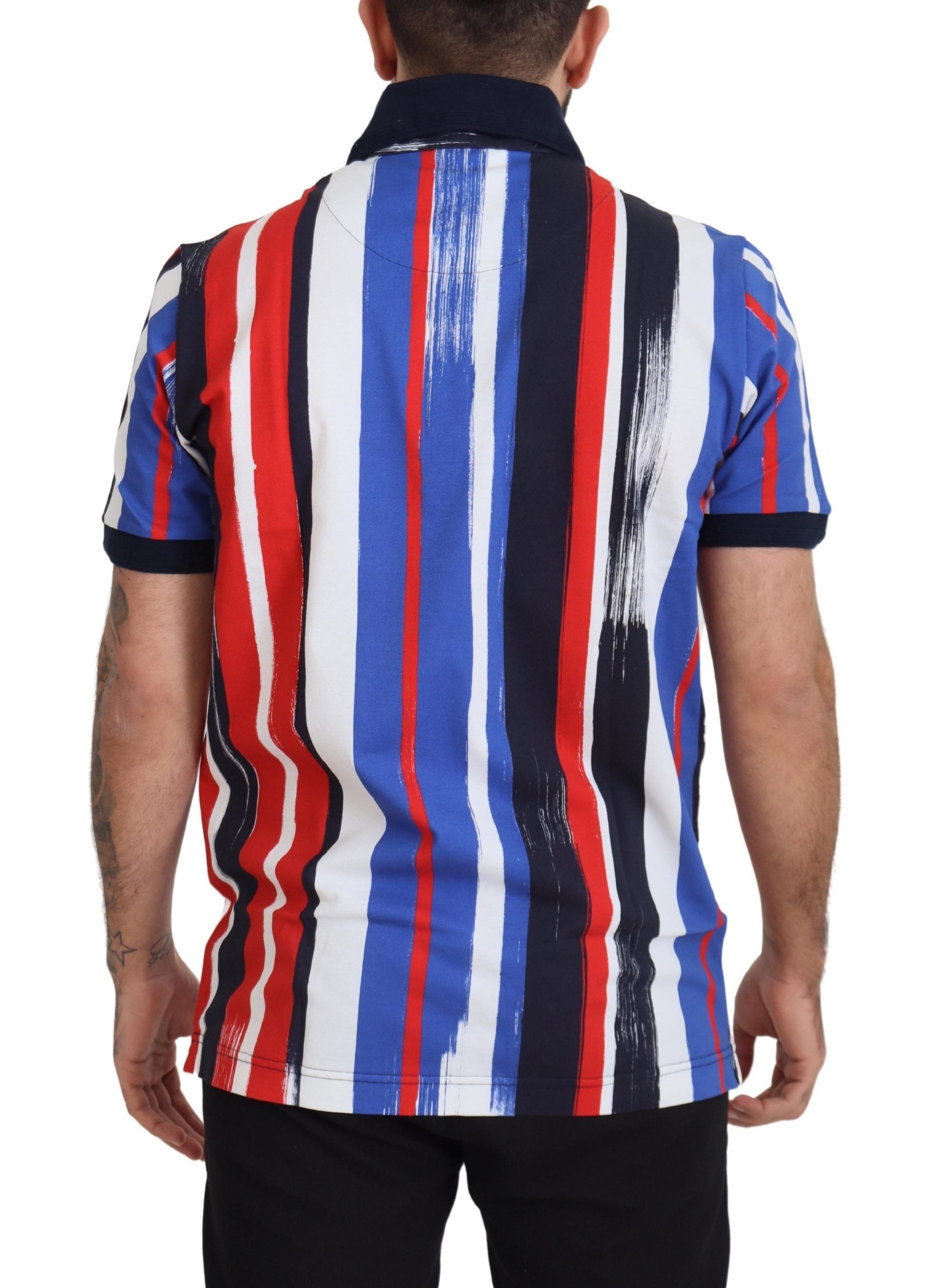 Multicolor katoenen poloshirt